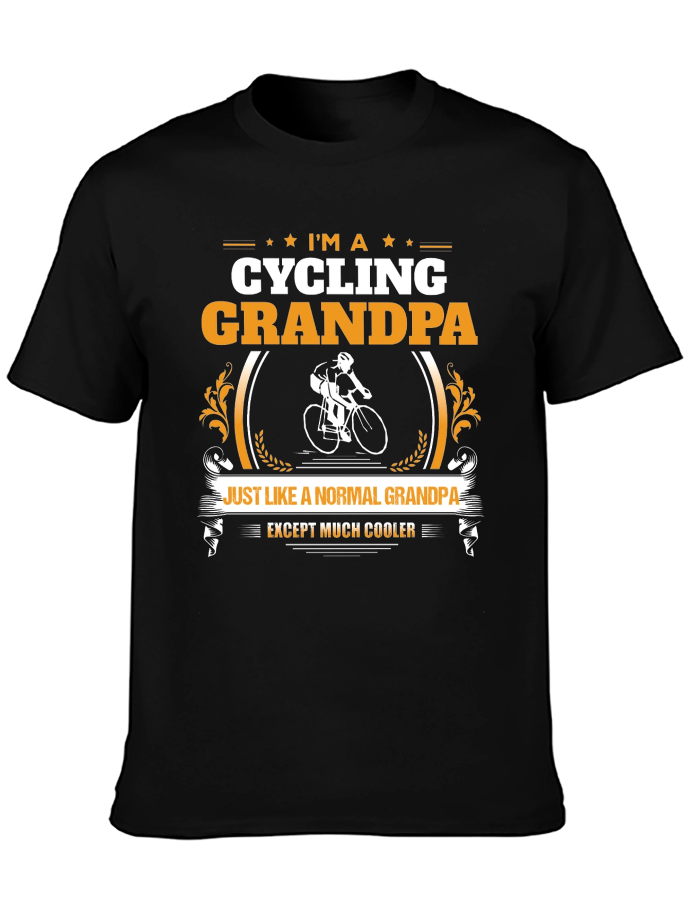 Cycling Grandpa T-Shirt - Cool Biker Grandfather Tee