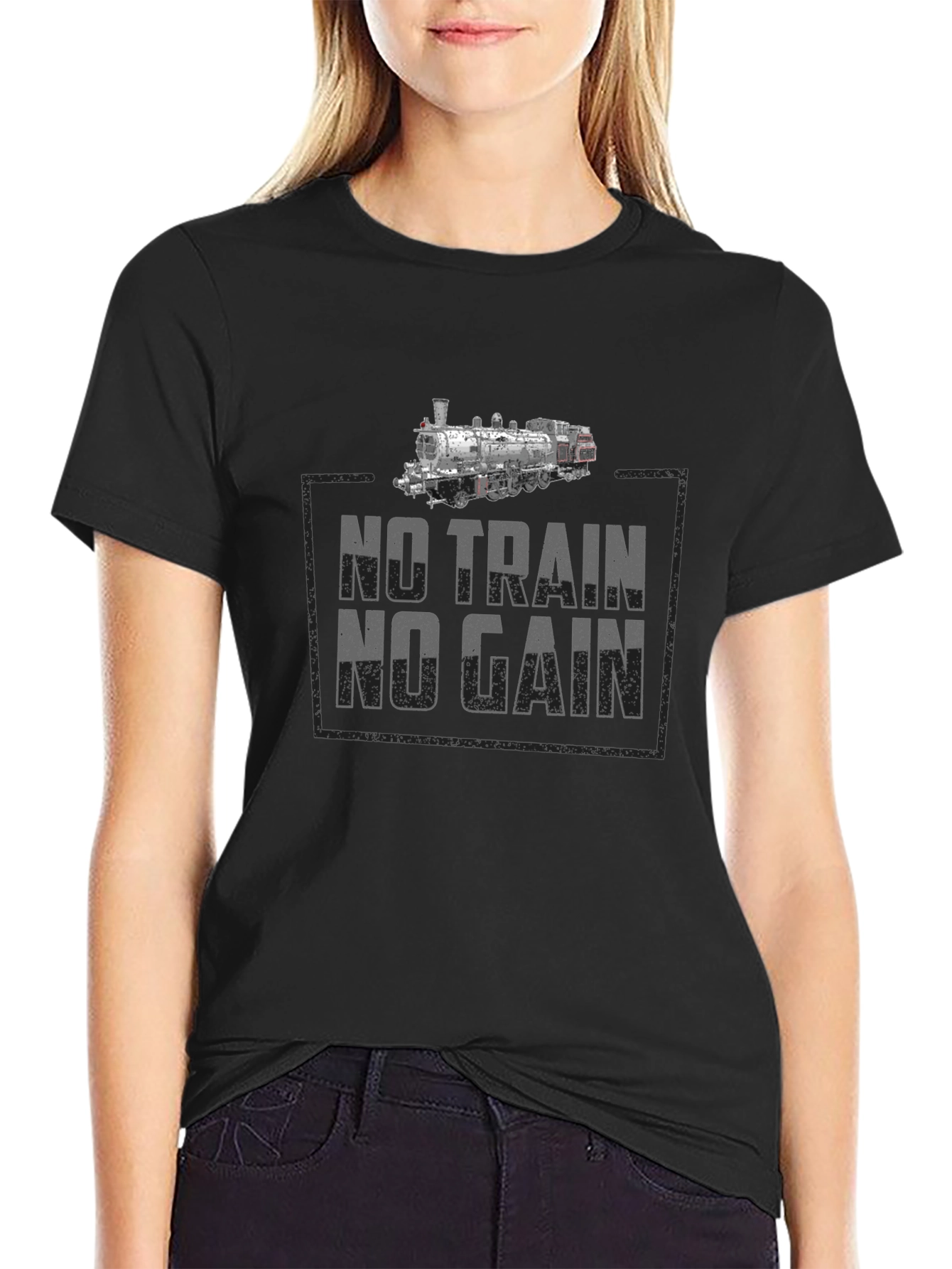 No Train No Gain Graphic T-Shirt