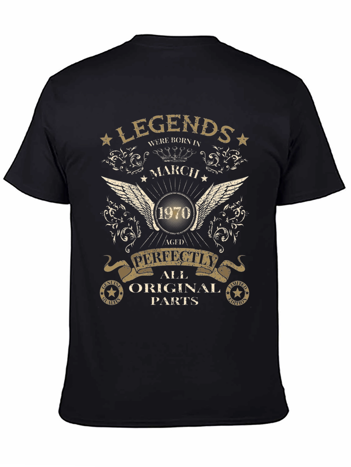 Legends Born in March 1970 T-Shirt