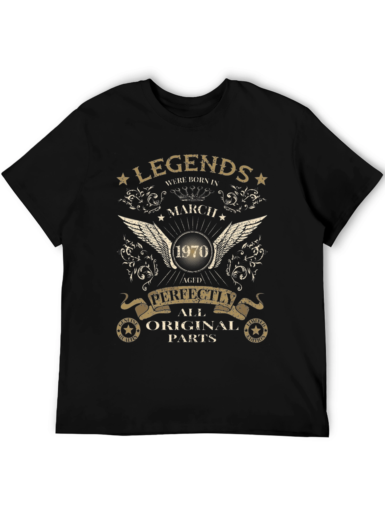 Legends Born in March 1970 T-Shirt