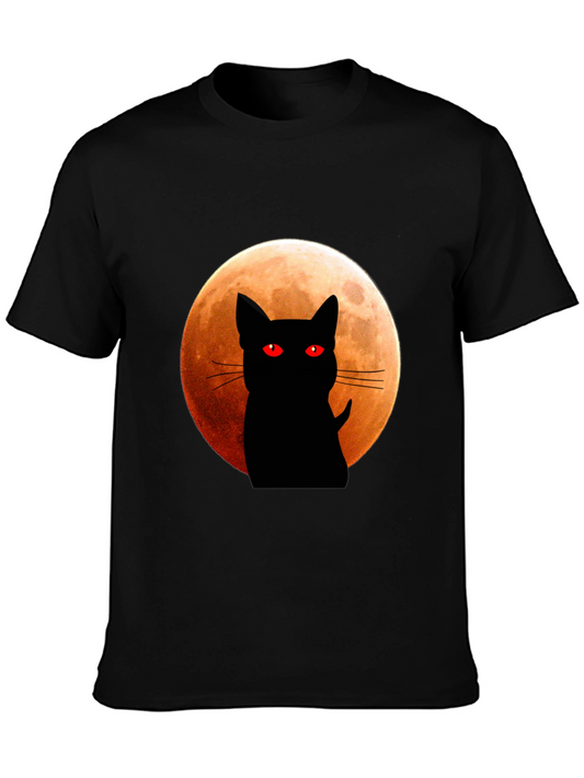 Black Cat Moon T-Shirt