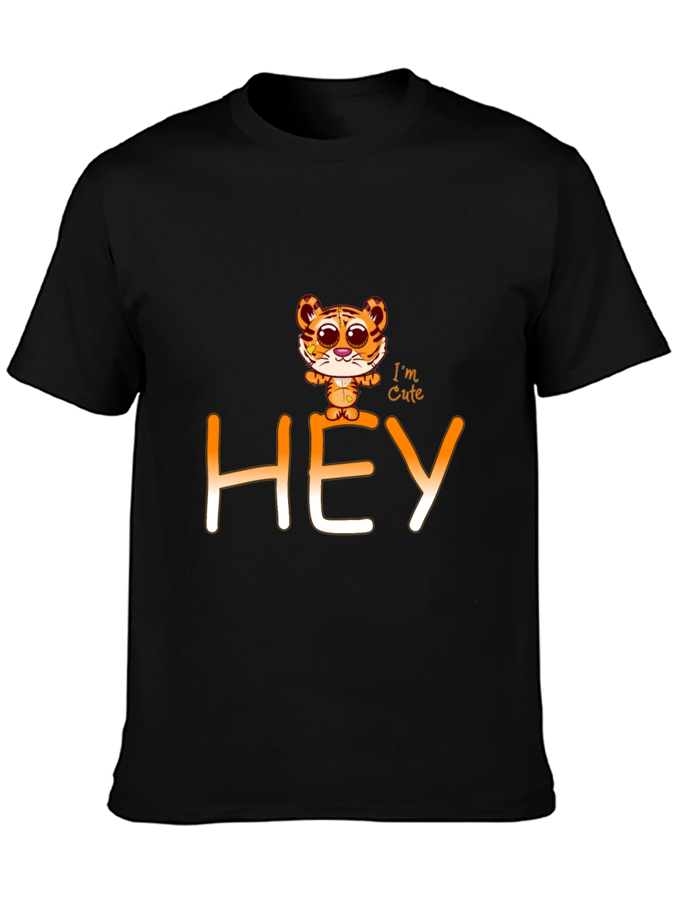 Cute Tiger Graphic Tee - HEY Im Cute