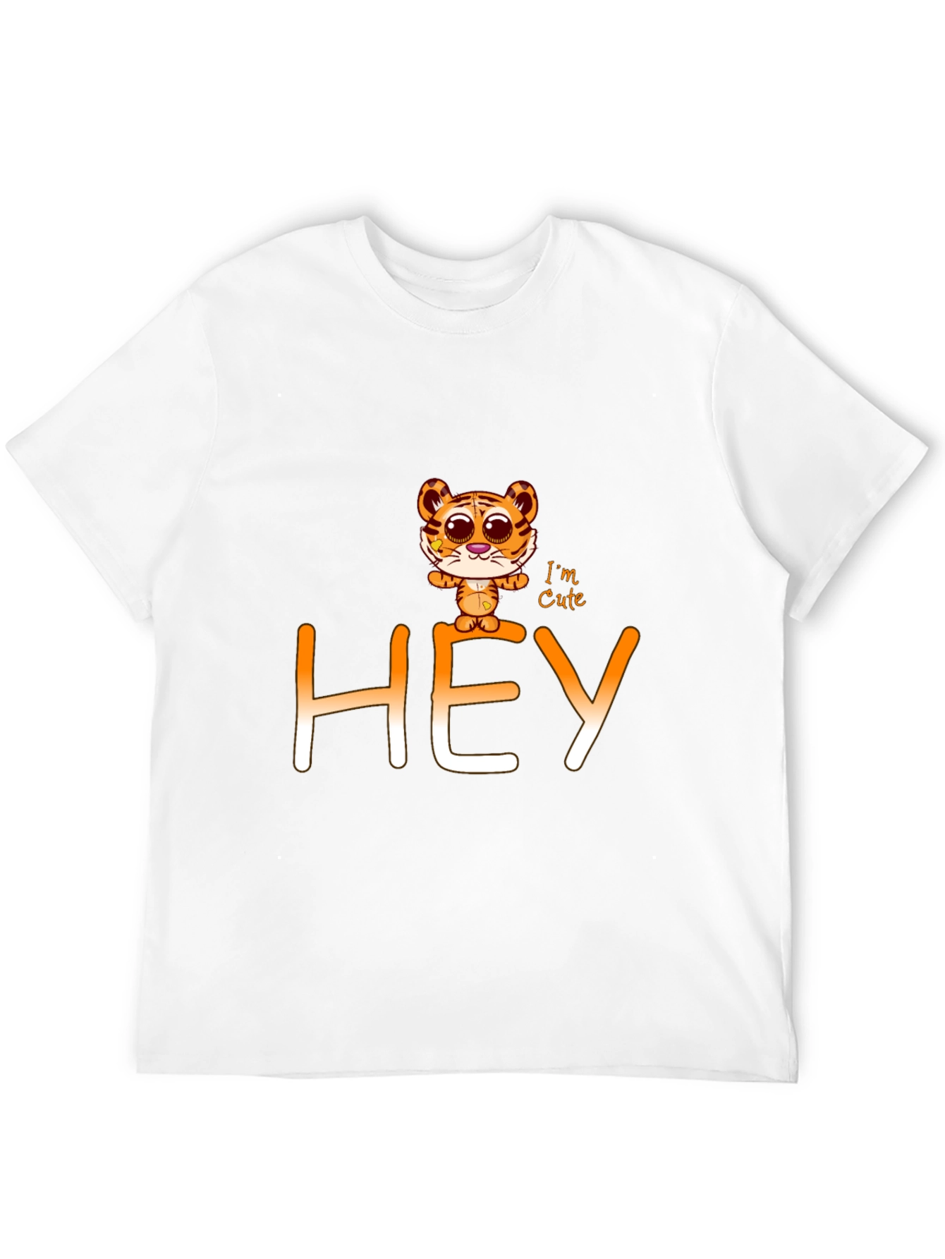 Cute Tiger Graphic Tee - HEY Im Cute