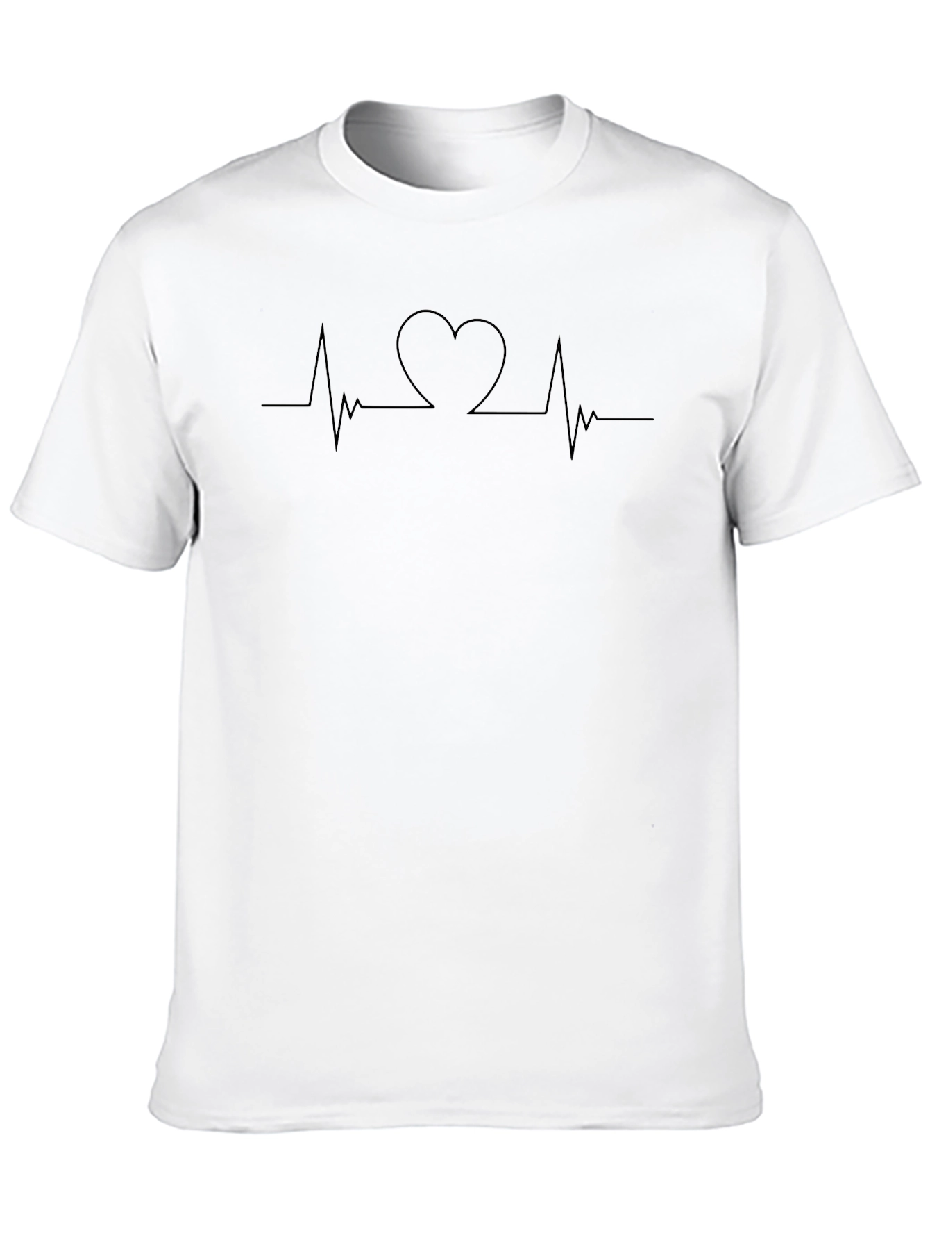 Heartbeat Graphic Tee - Classic Style