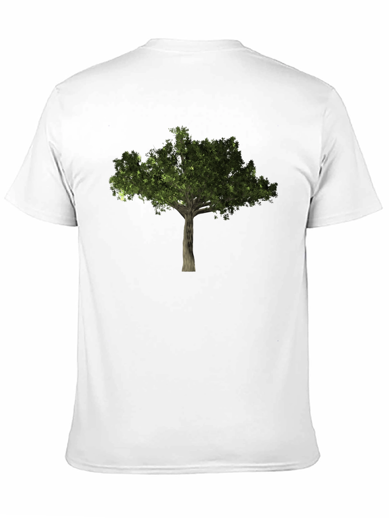 Nature Tree Graphic Black Tee