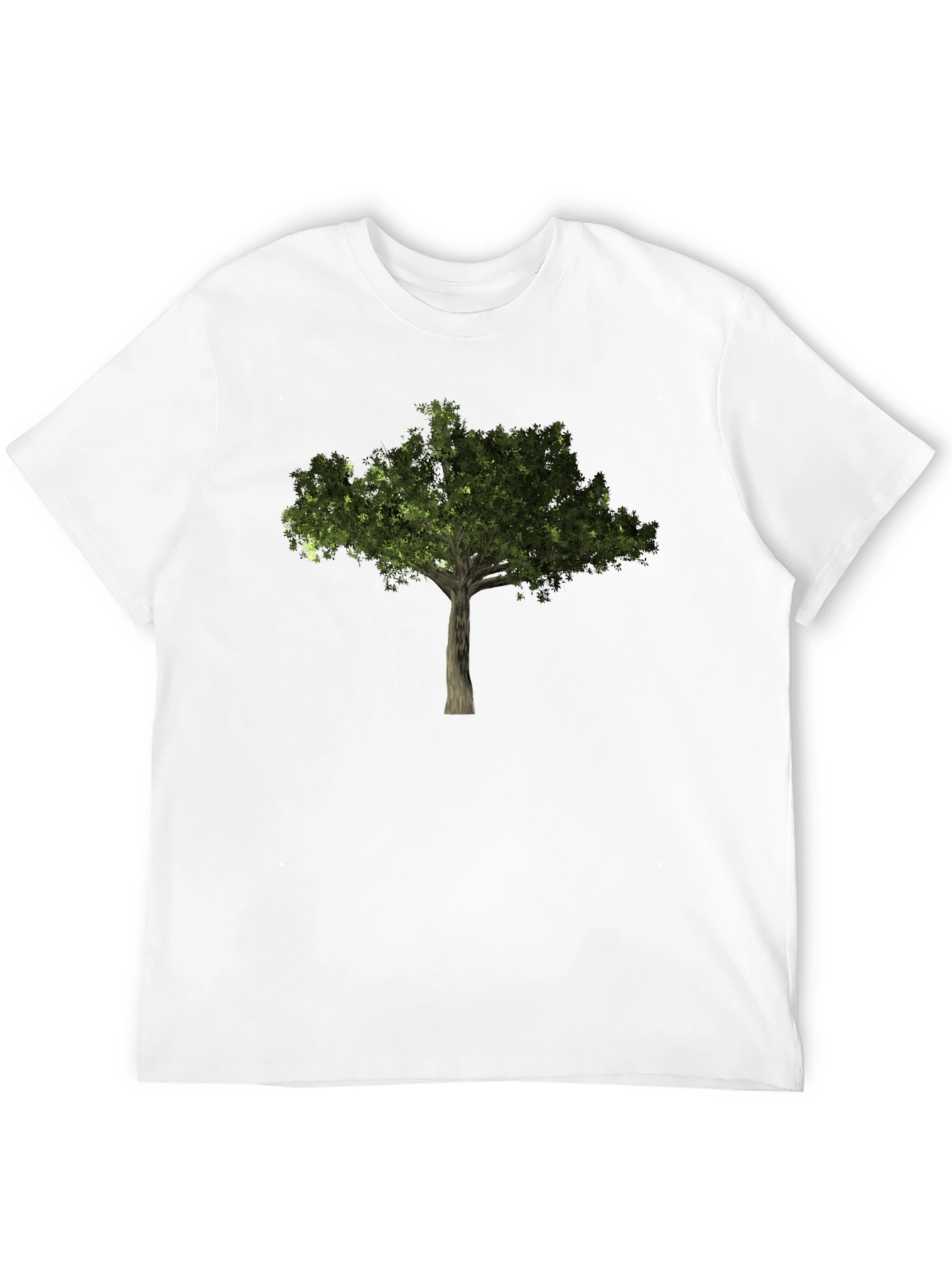 Nature Tree Graphic Black Tee