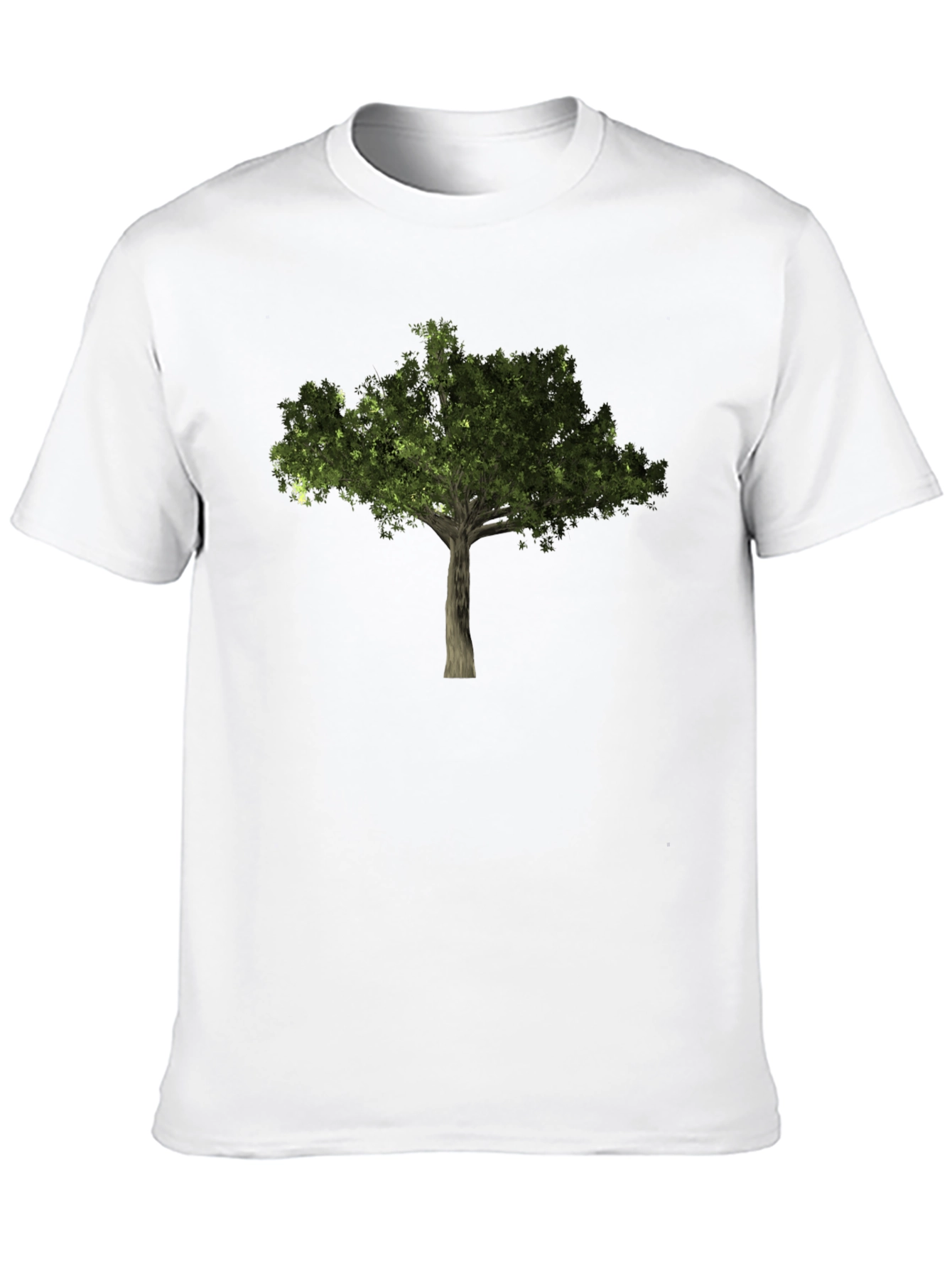 Nature Tree Graphic Black Tee