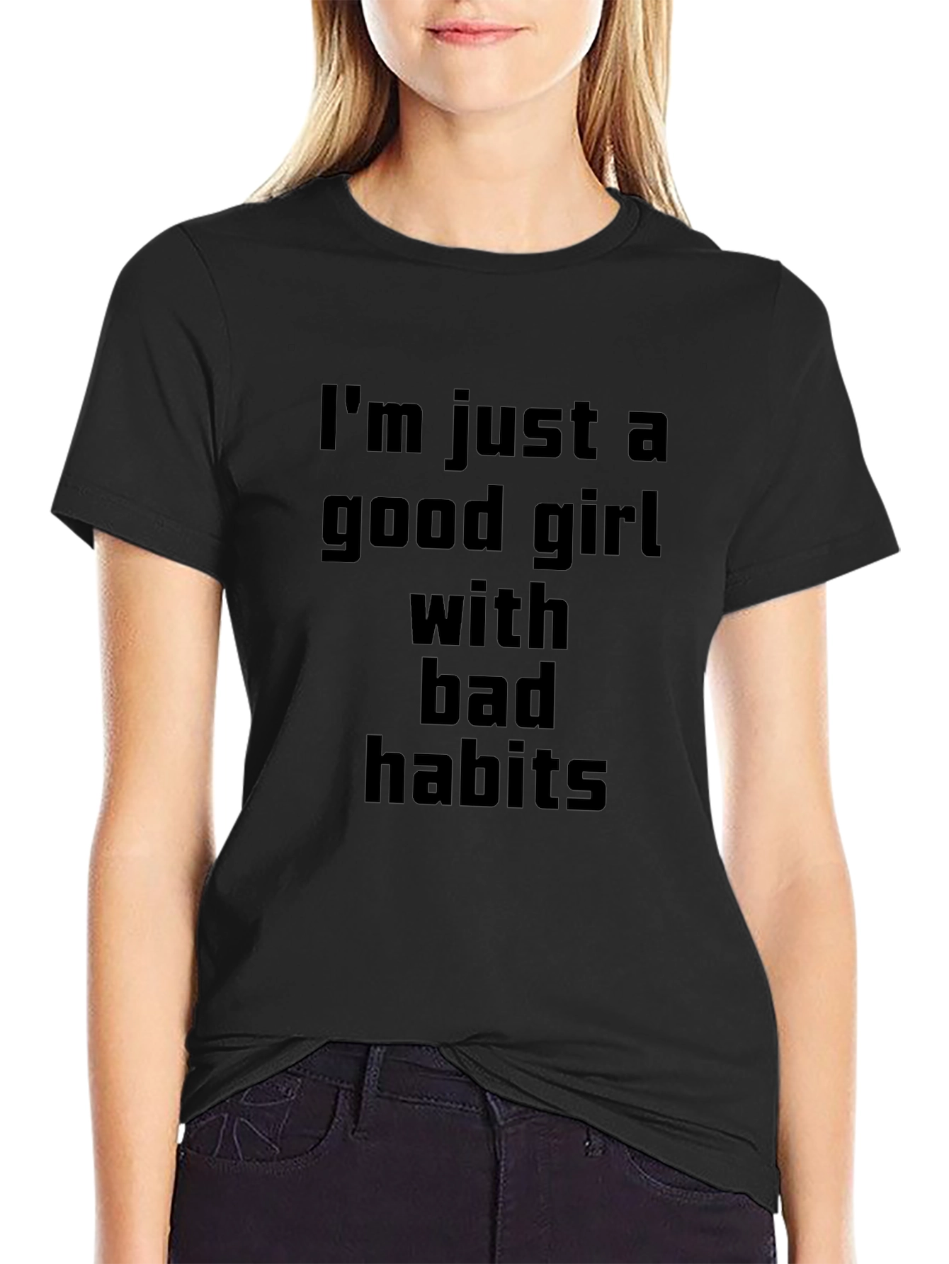 Good Girl Bad Habits Graphic T-Shirt