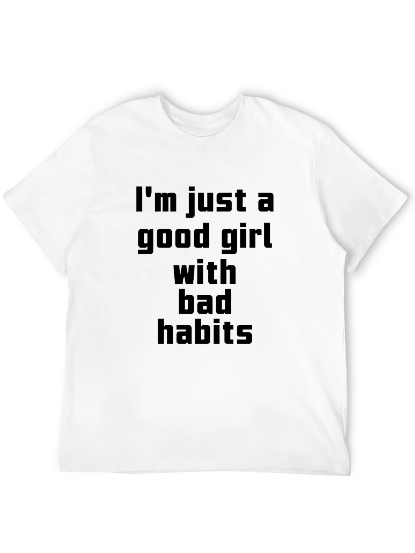 Good Girl Bad Habits Graphic T-Shirt