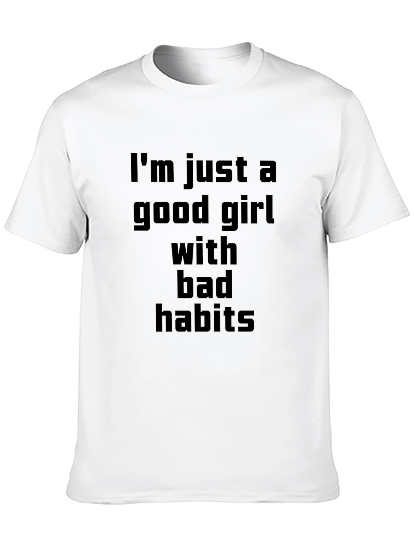Good Girl Bad Habits Graphic T-Shirt