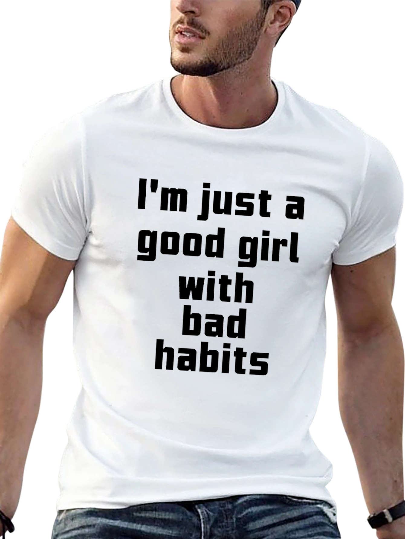 Good Girl Bad Habits Graphic T-Shirt
