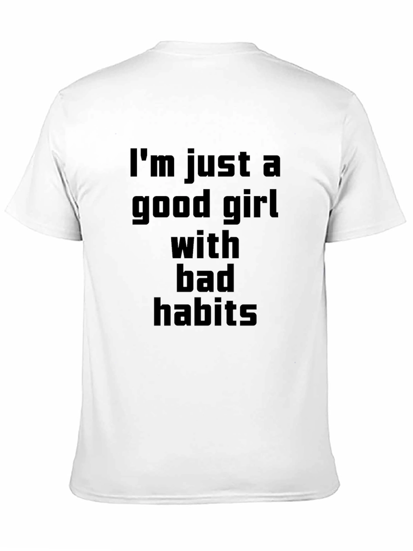Good Girl Bad Habits Graphic T-Shirt