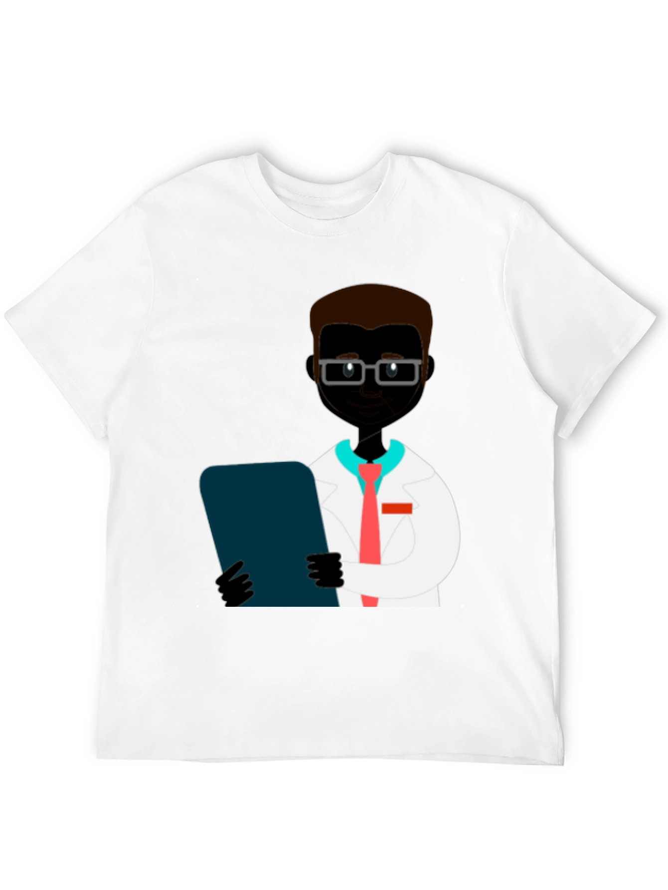 Doctor Graphic Print T-Shirt - Black