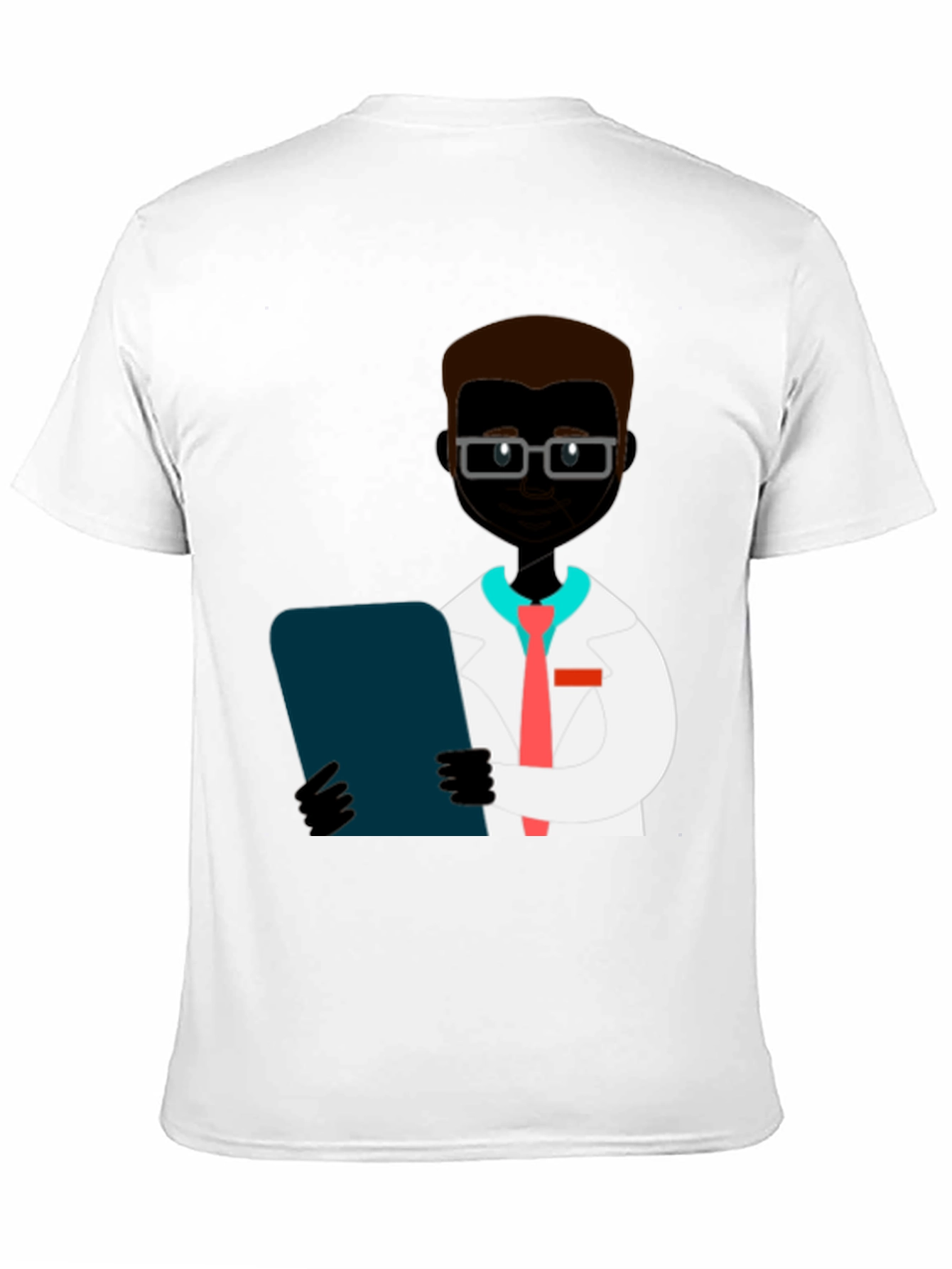 Doctor Graphic Print T-Shirt - Black