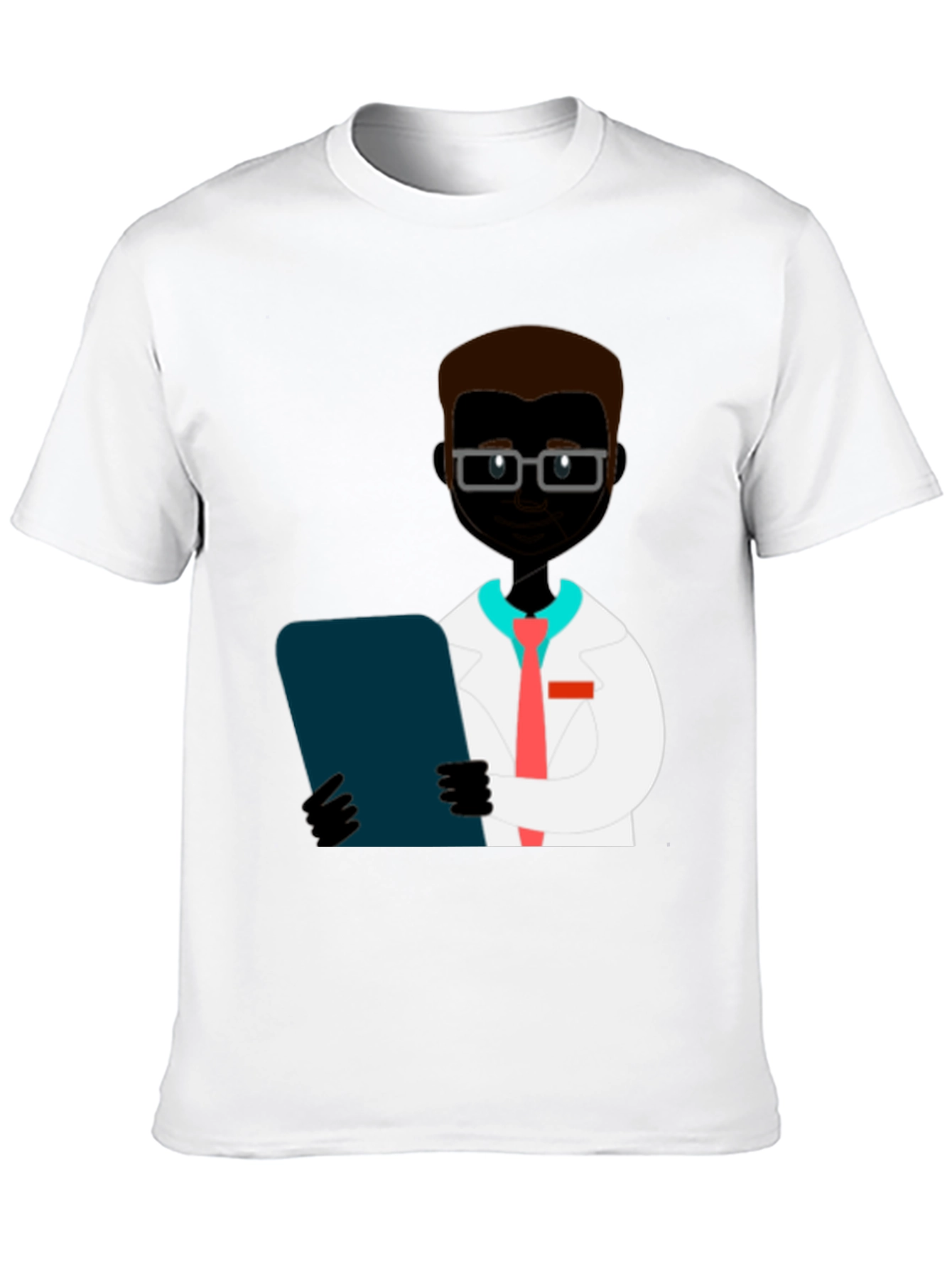 Doctor Graphic Print T-Shirt - Black