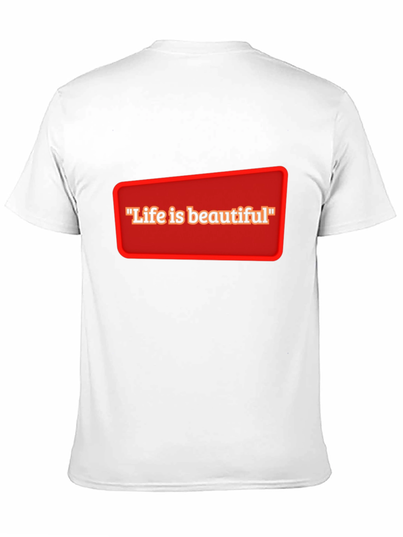 Life is Beautiful T-Shirt - Black Casual Tee