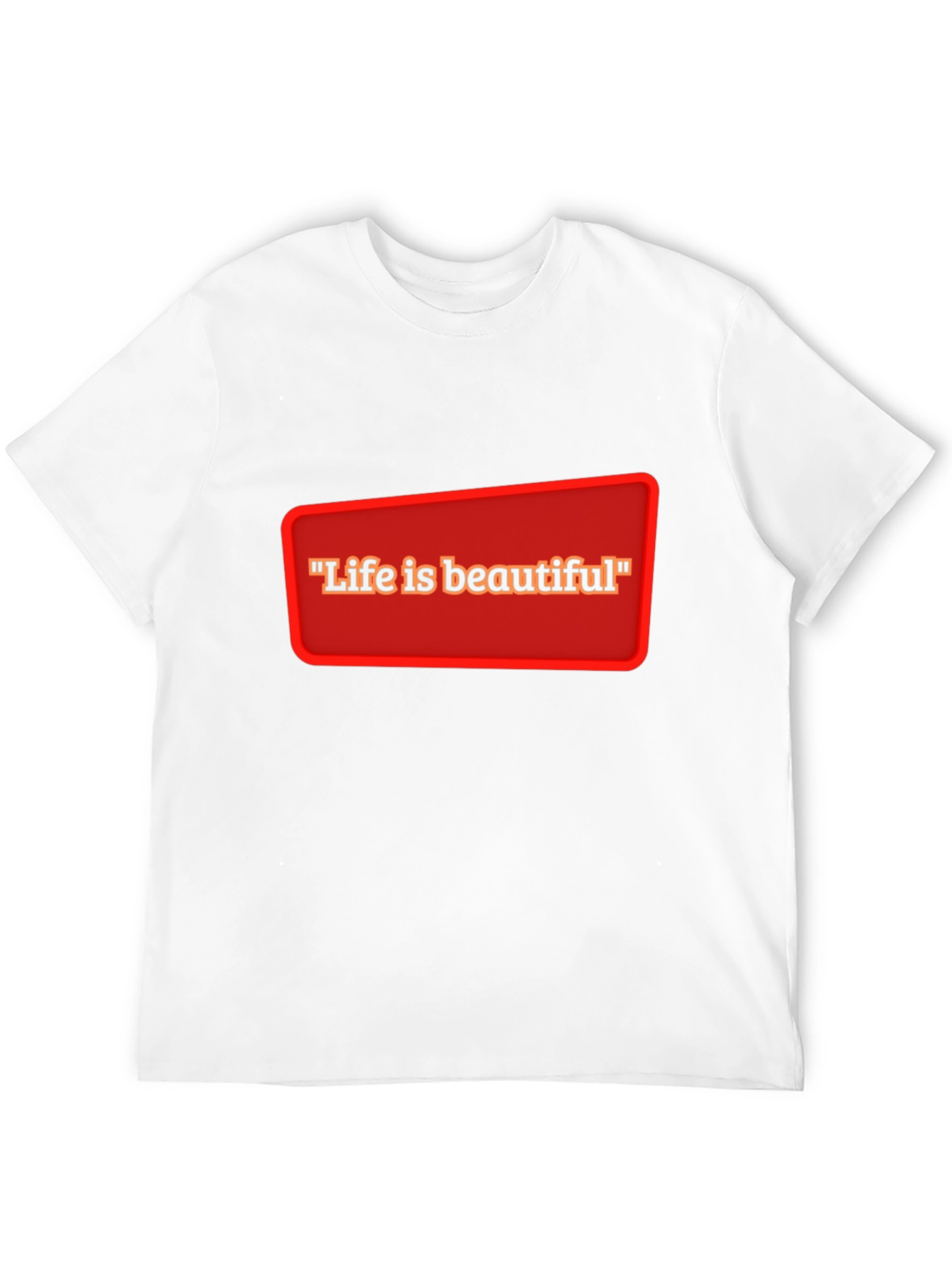 Life is Beautiful T-Shirt - Black Casual Tee