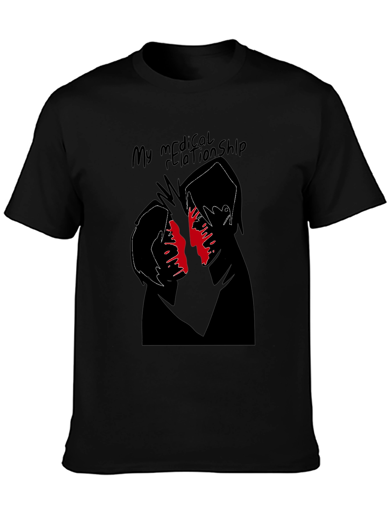 My Medical Relationship Black Graphic Tee