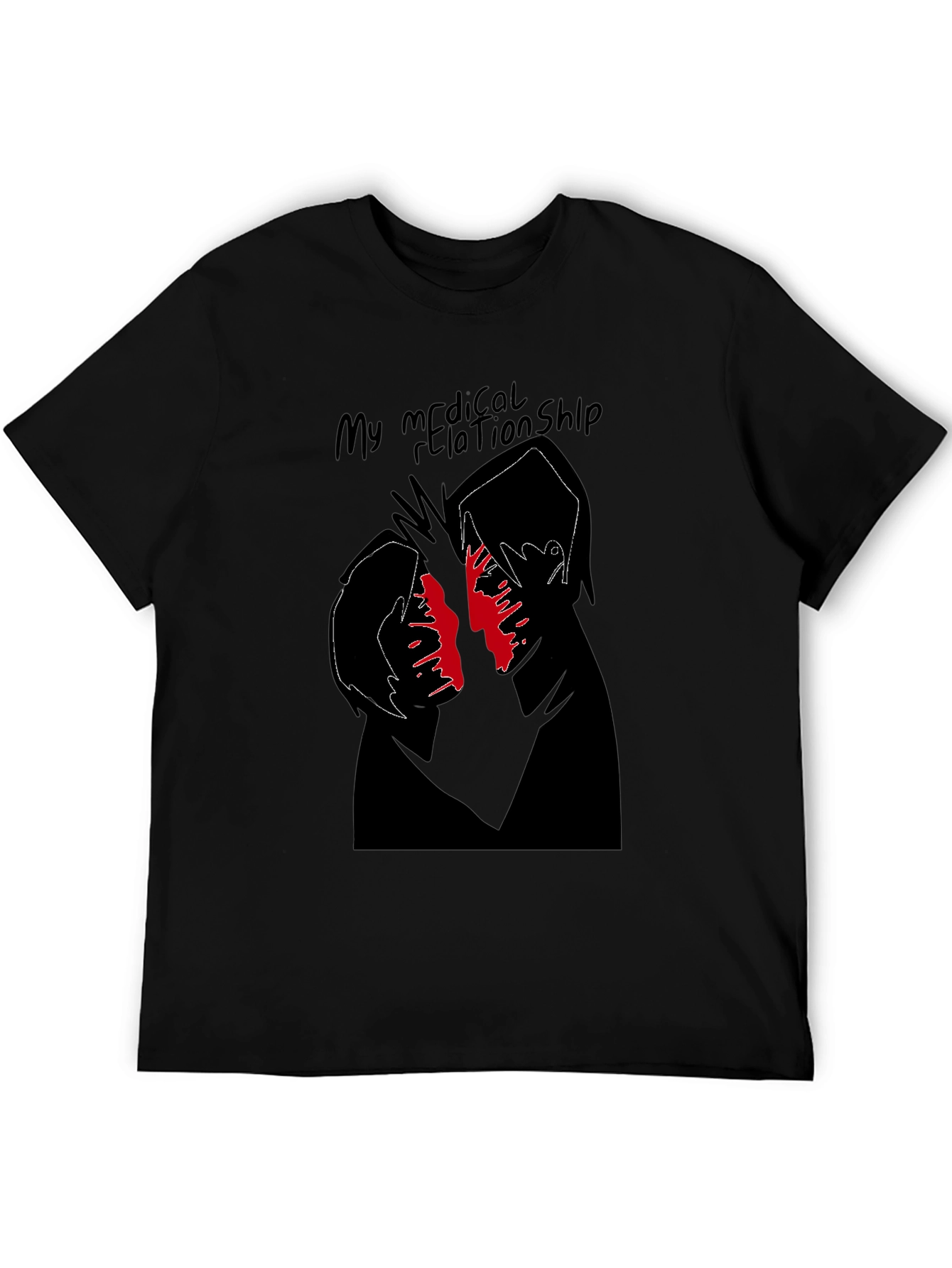 My Medical Relationship Black Graphic Tee