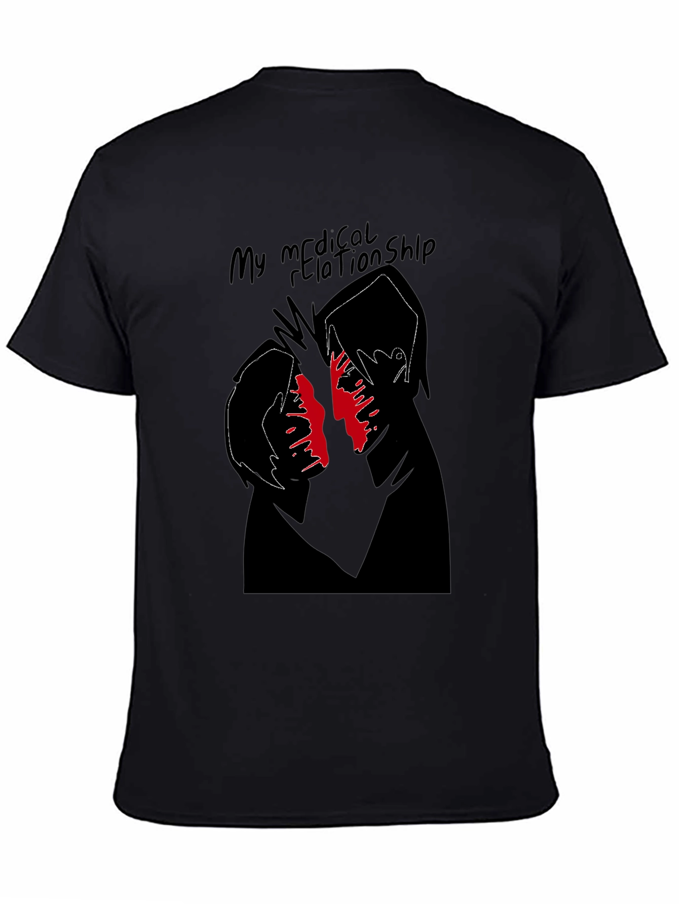 My Medical Relationship Black Graphic Tee