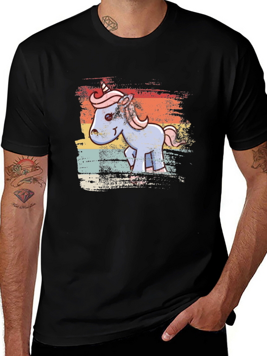 Retro Unicorn Graphic Tee - Cute & Comfy!