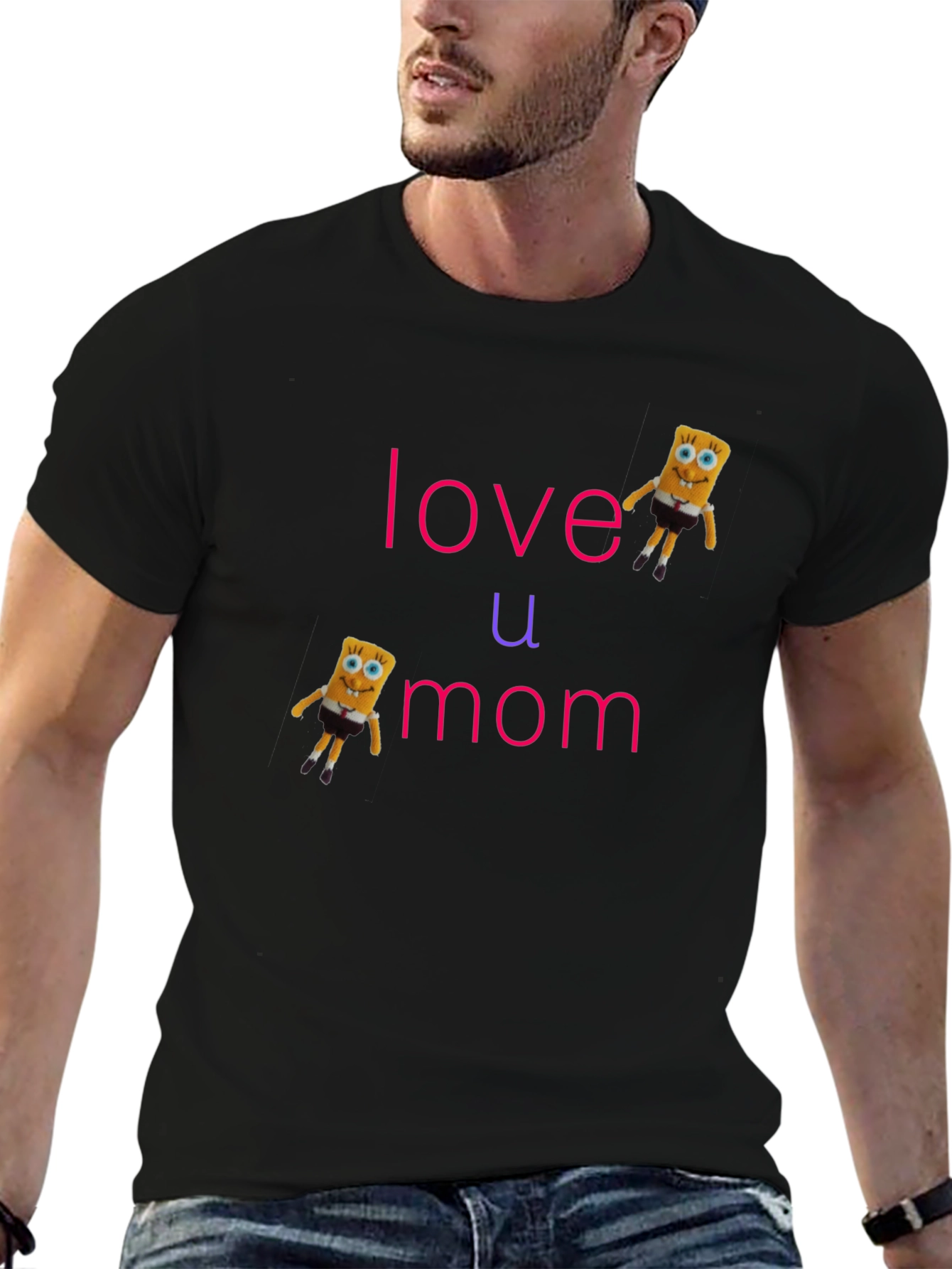 Love You Mom T-Shirt - Spongebob Edition