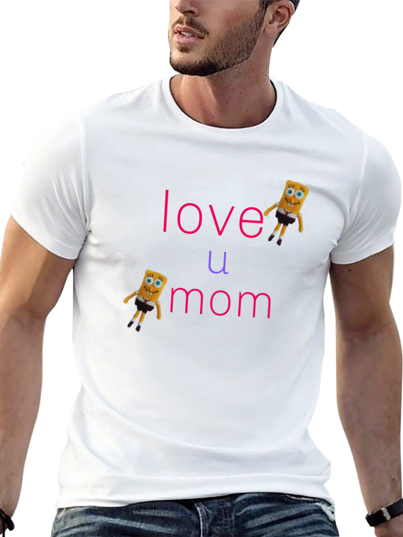 Love You Mom T-Shirt - Spongebob Edition