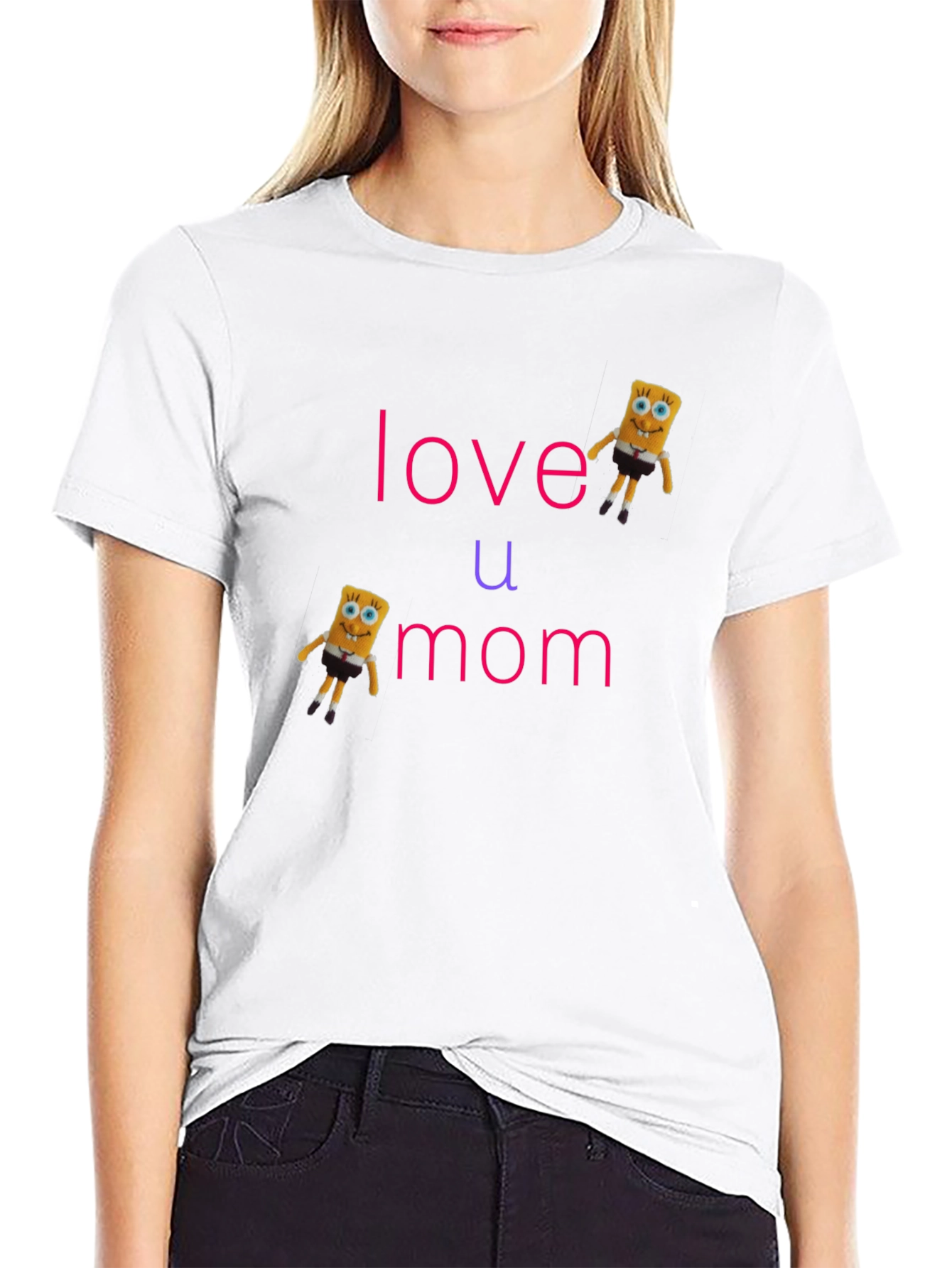 Love You Mom T-Shirt - Spongebob Edition