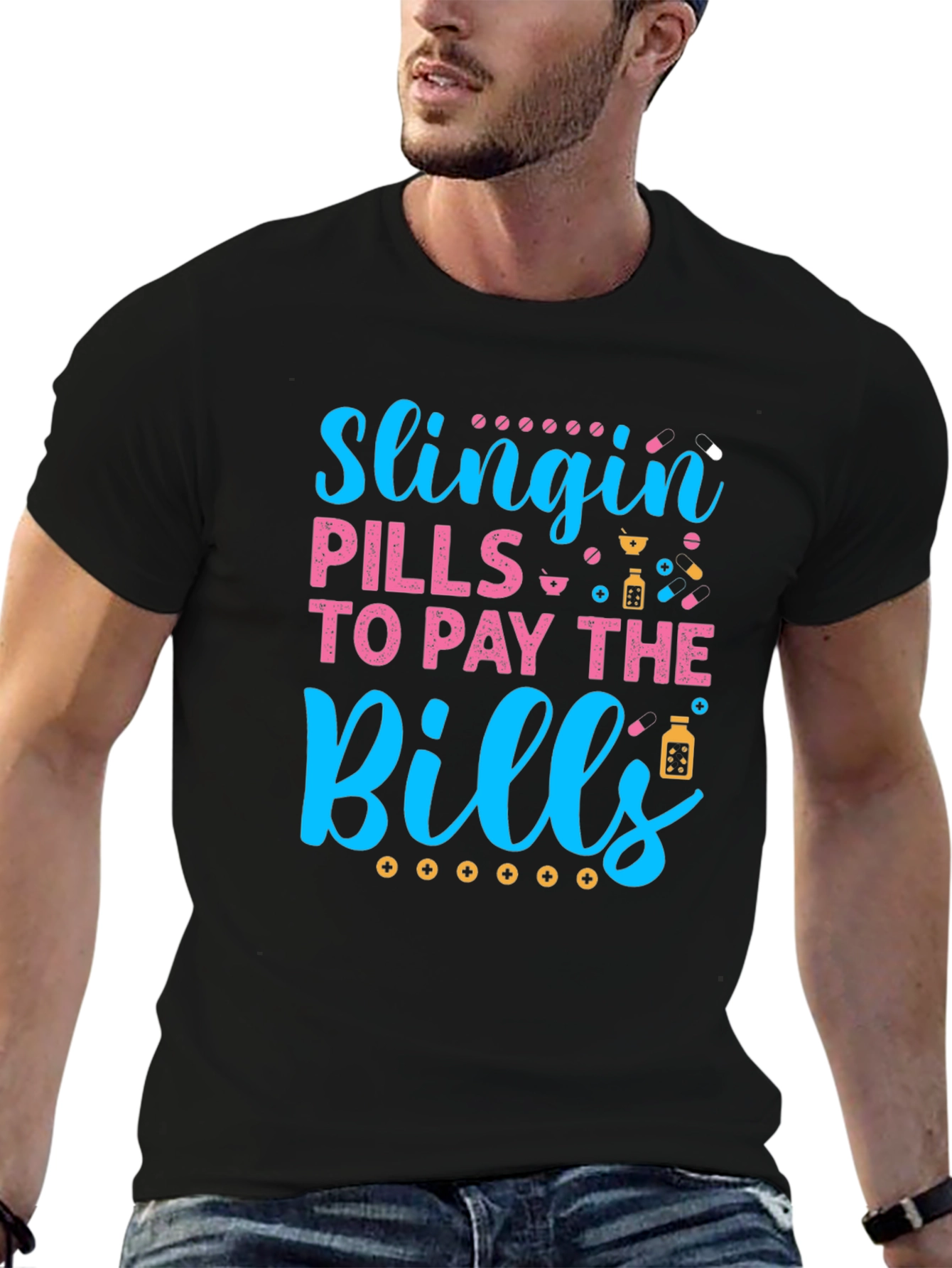 Slingin Pills T-Shirt - Pharmacy Humor