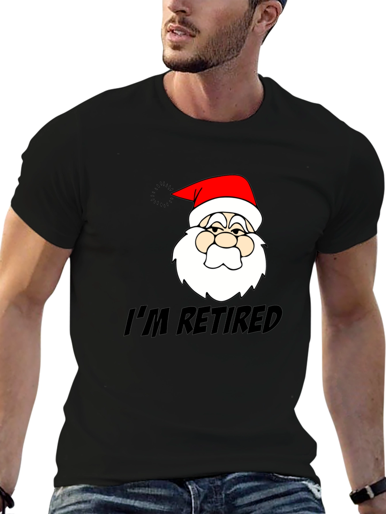 Im Retired Santa Graphic T-Shirt