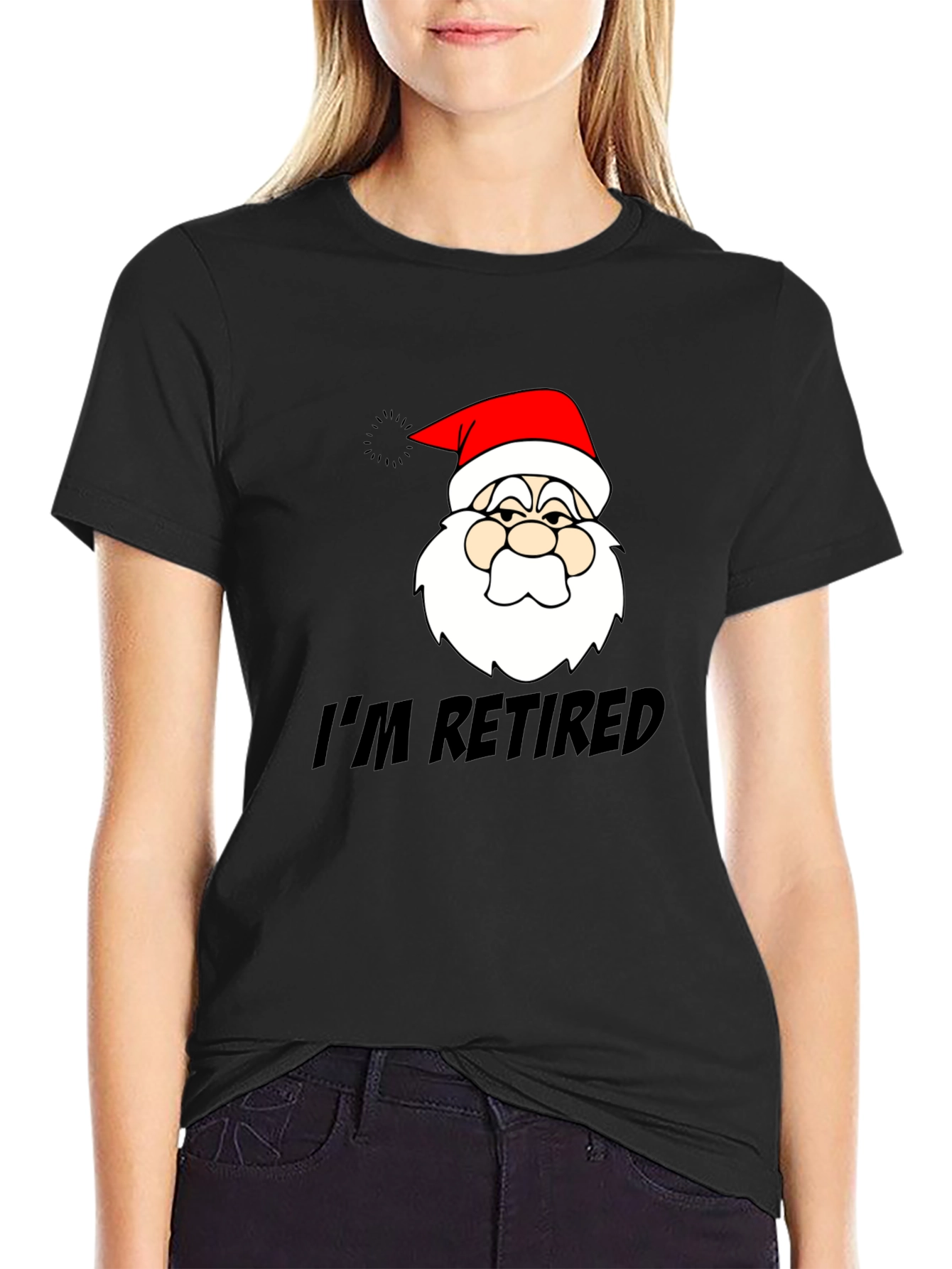 Im Retired Santa Graphic T-Shirt
