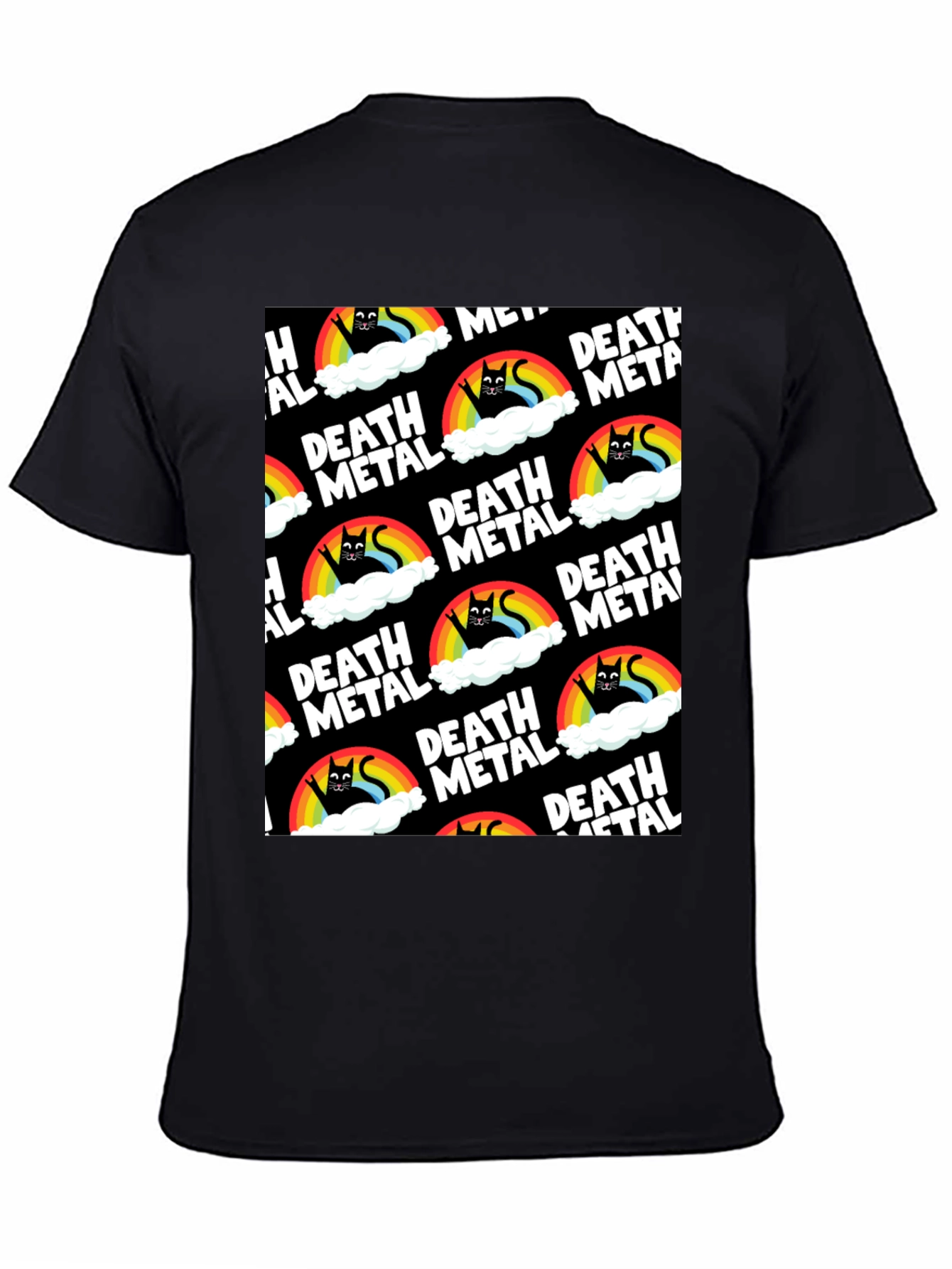 Death Metal Rainbow Cat T-Shirt