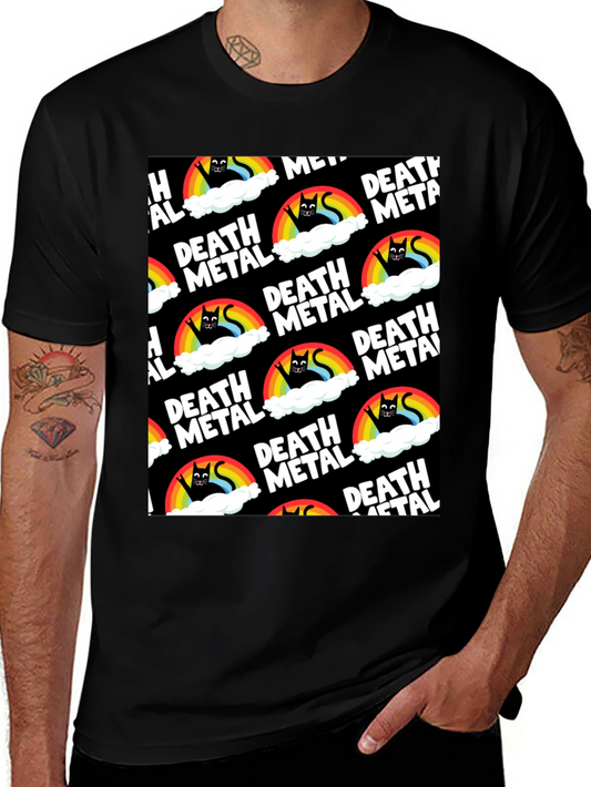 Death Metal Rainbow Cat T-Shirt