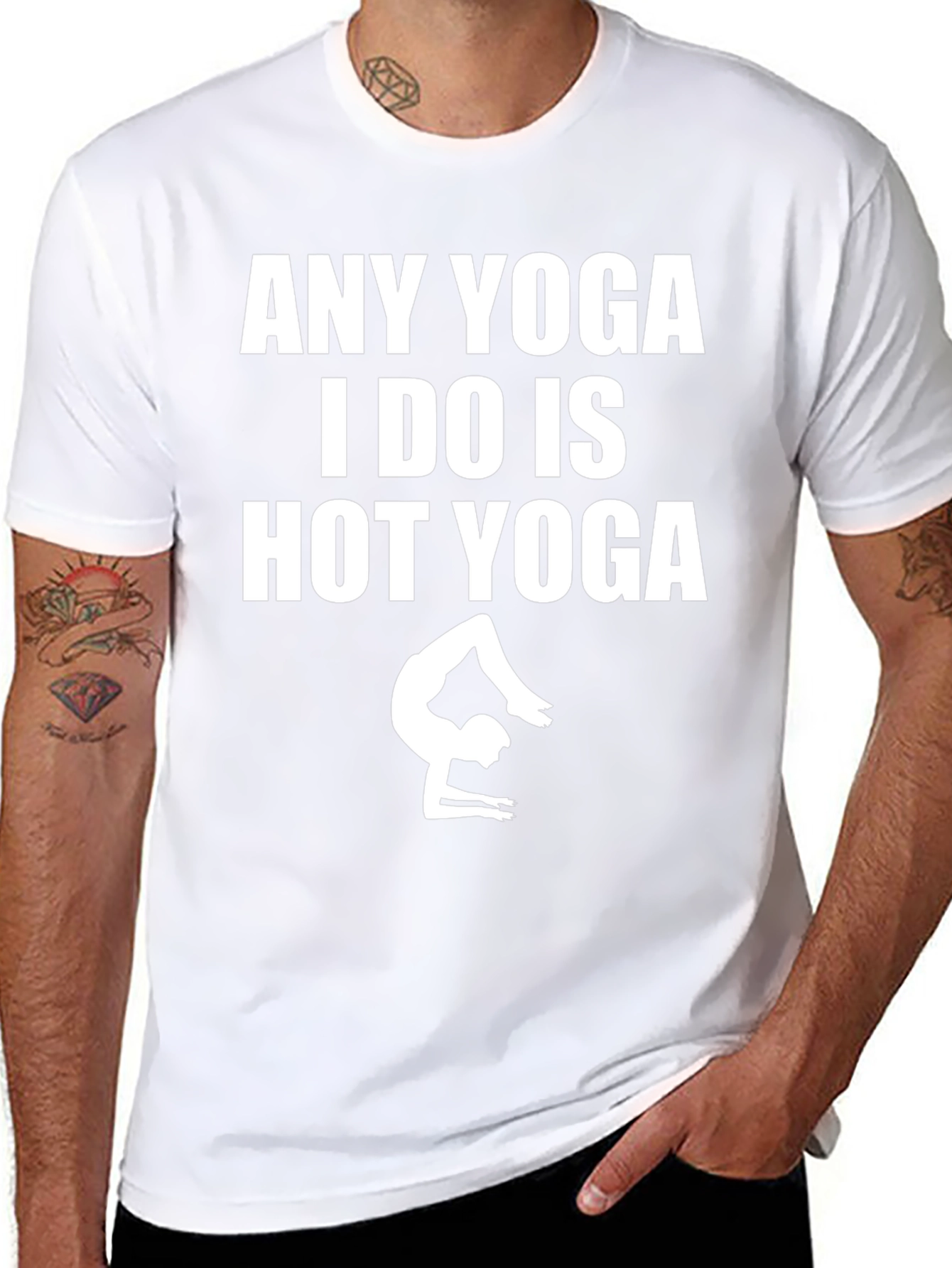 Funny Hot Yoga T-Shirt for Men