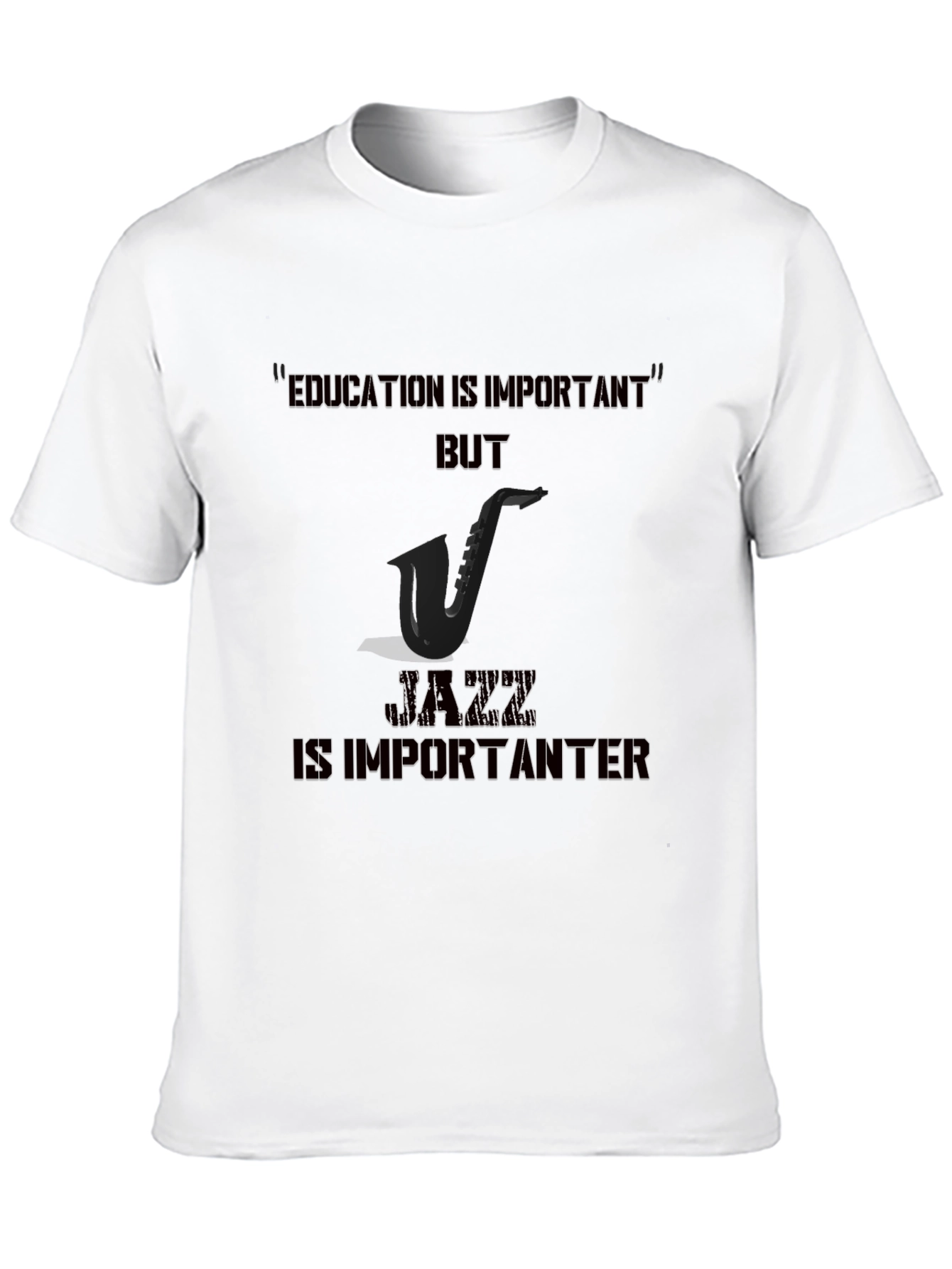 Jazz is Importanter T-Shirt - Black