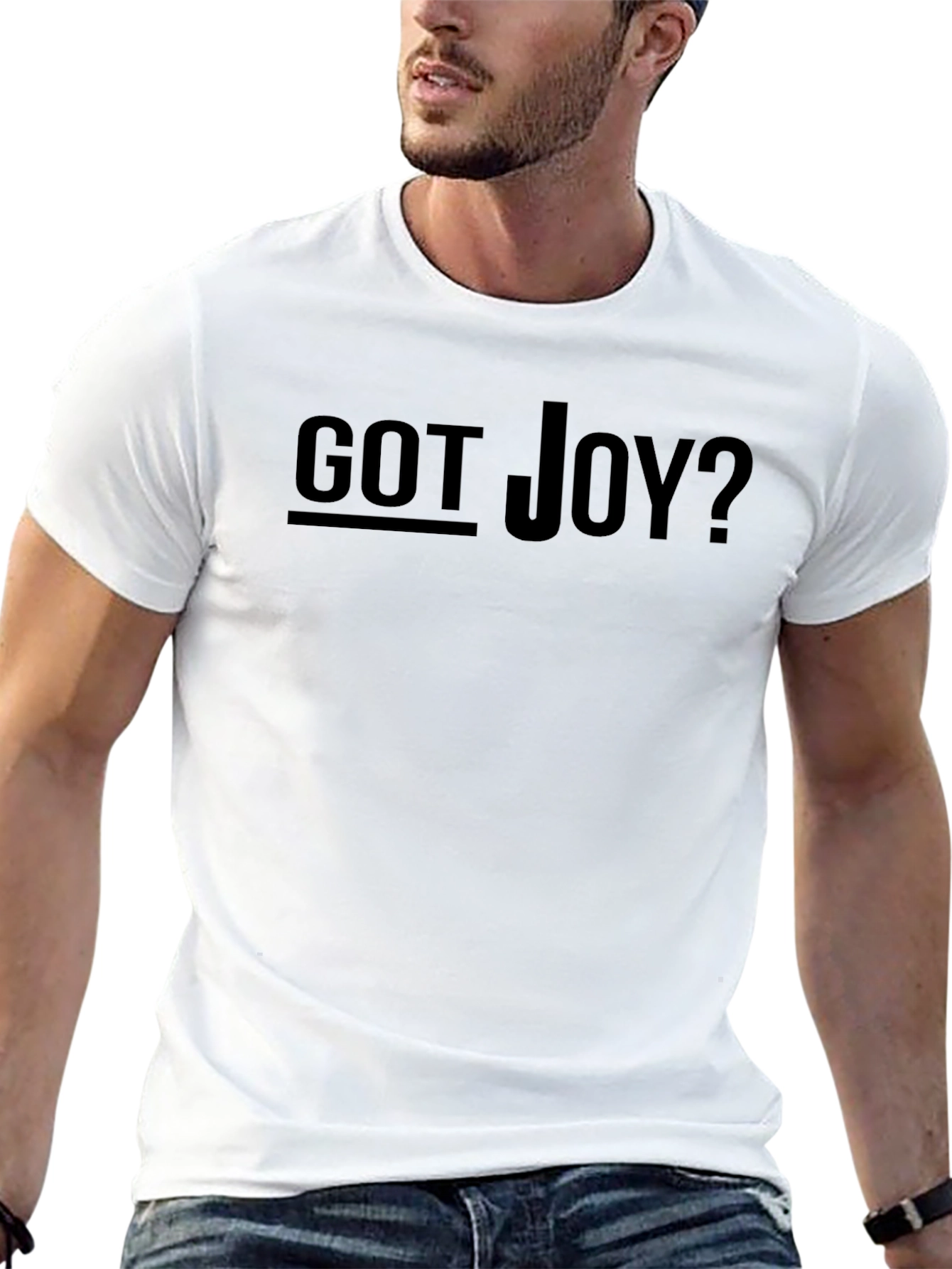 Got Joy? Black Graphic Tee Shirt
