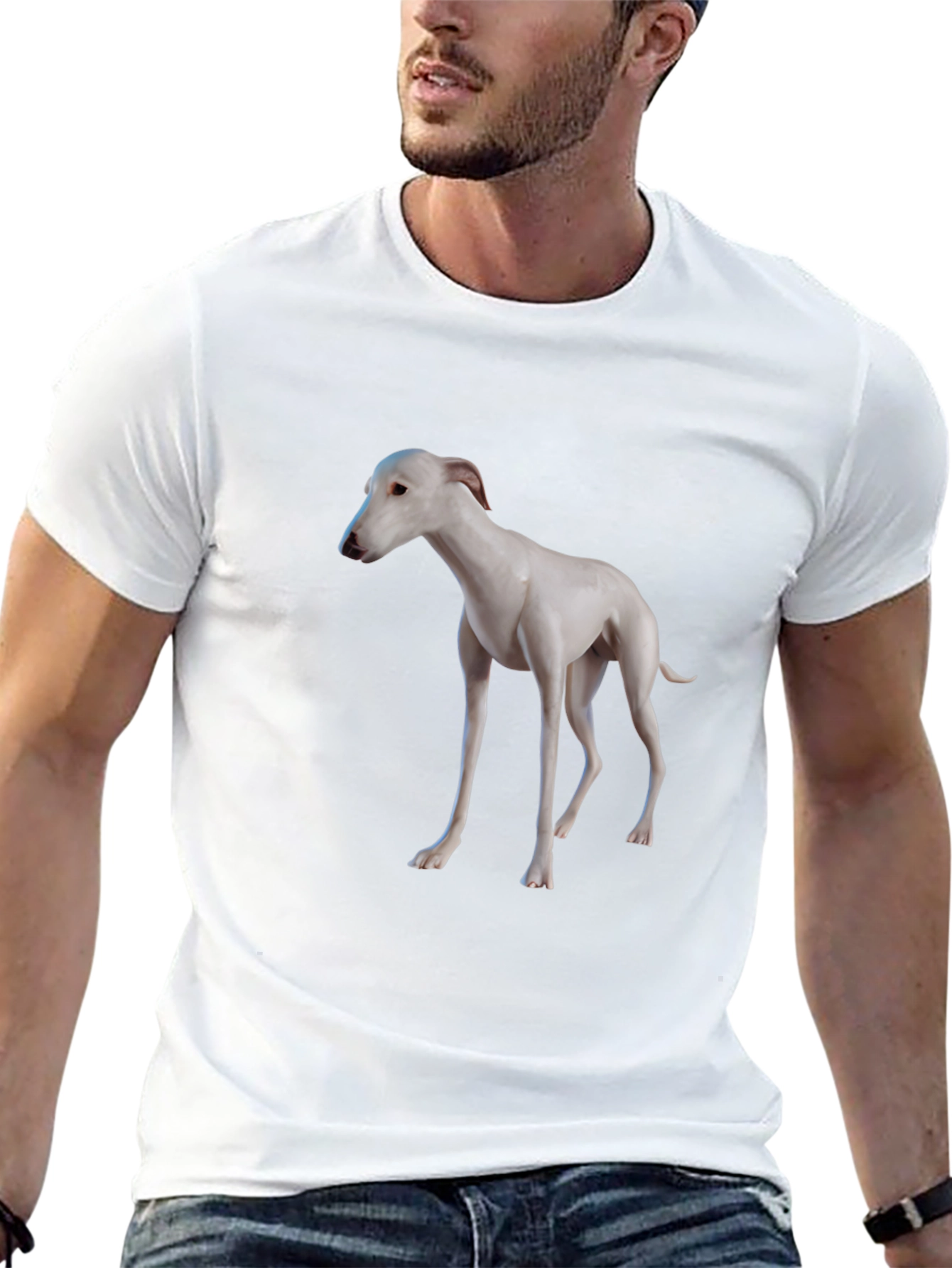 Dog Graphic Black T-Shirt