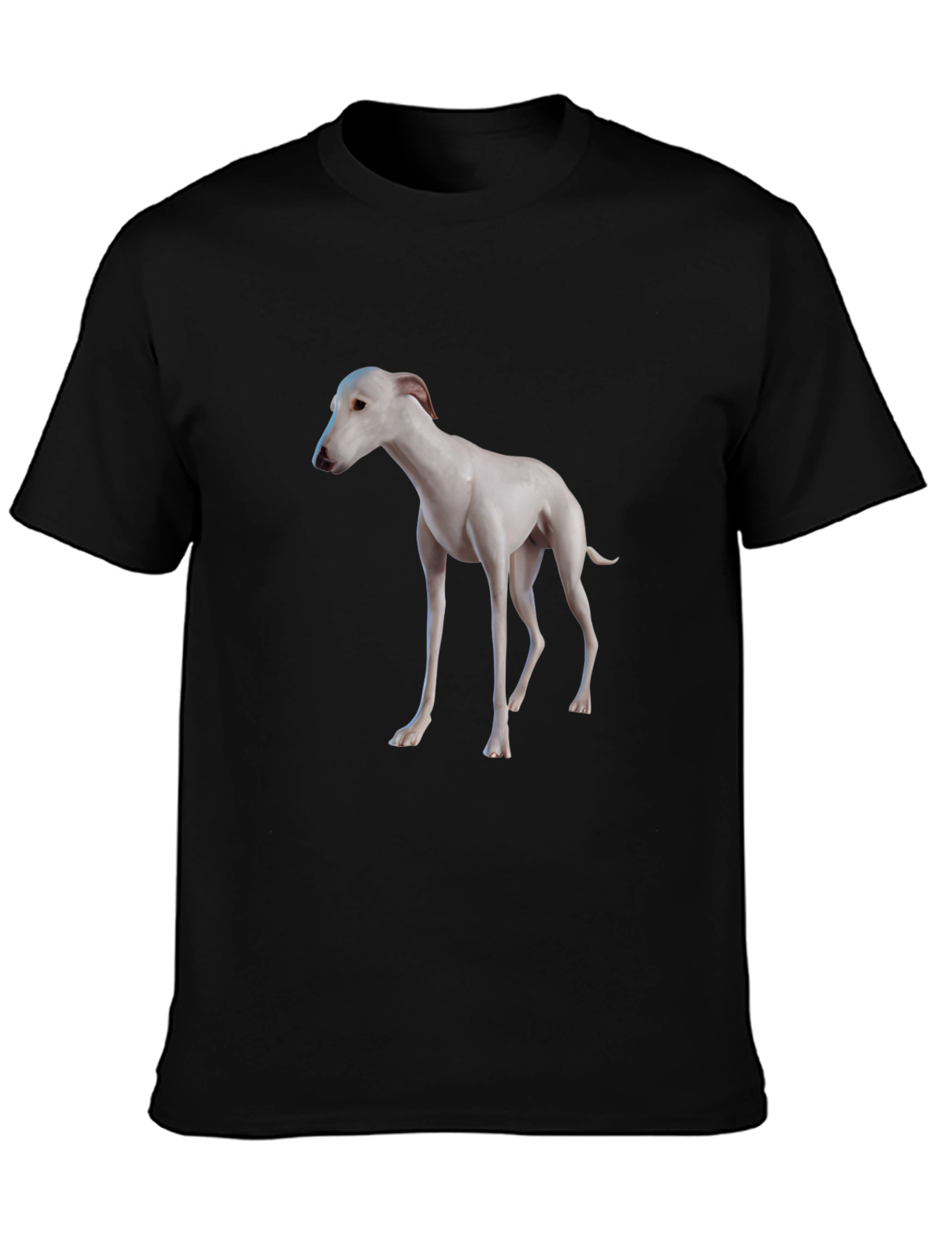 Dog Graphic Black T-Shirt