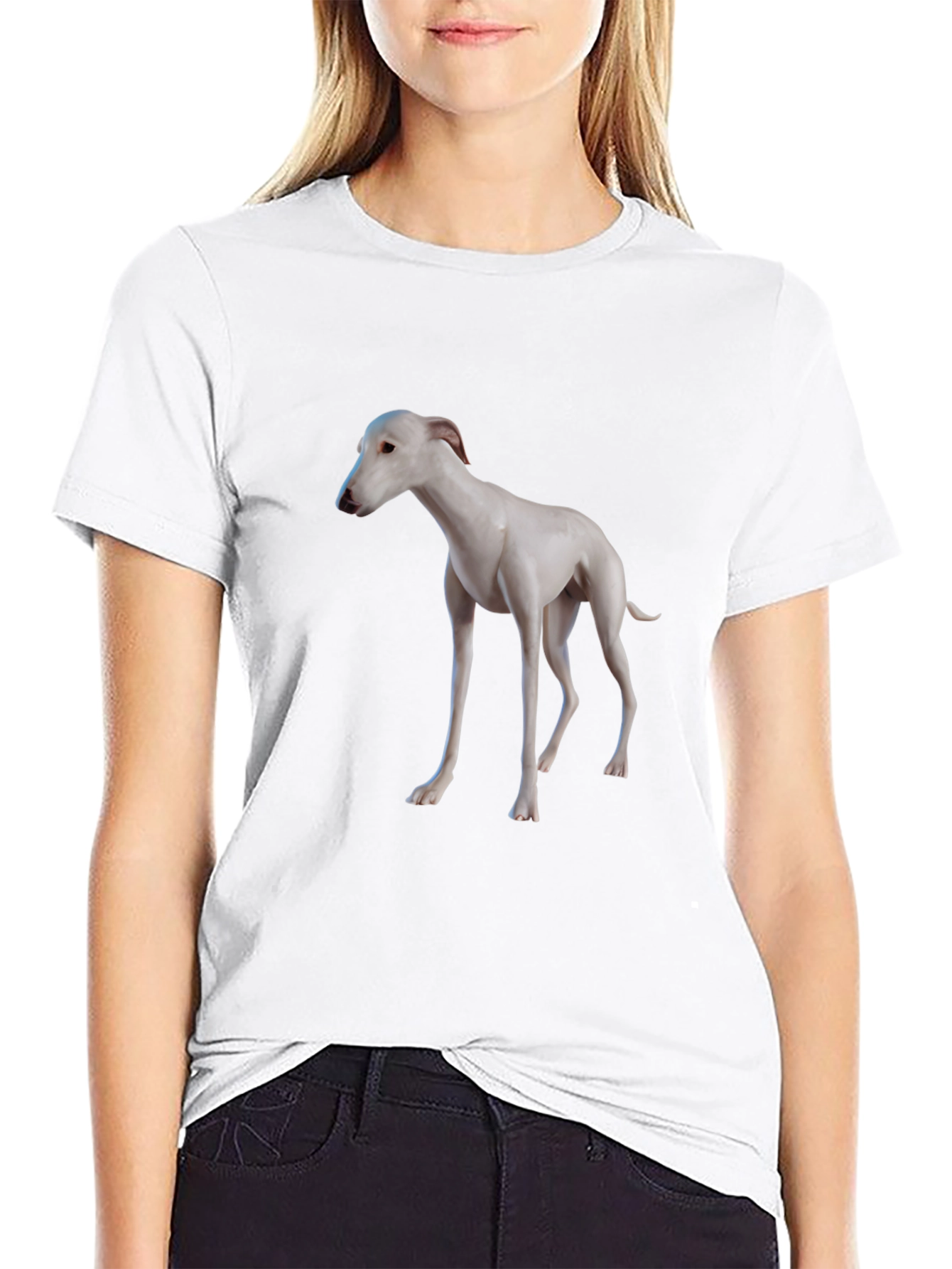 Dog Graphic Black T-Shirt