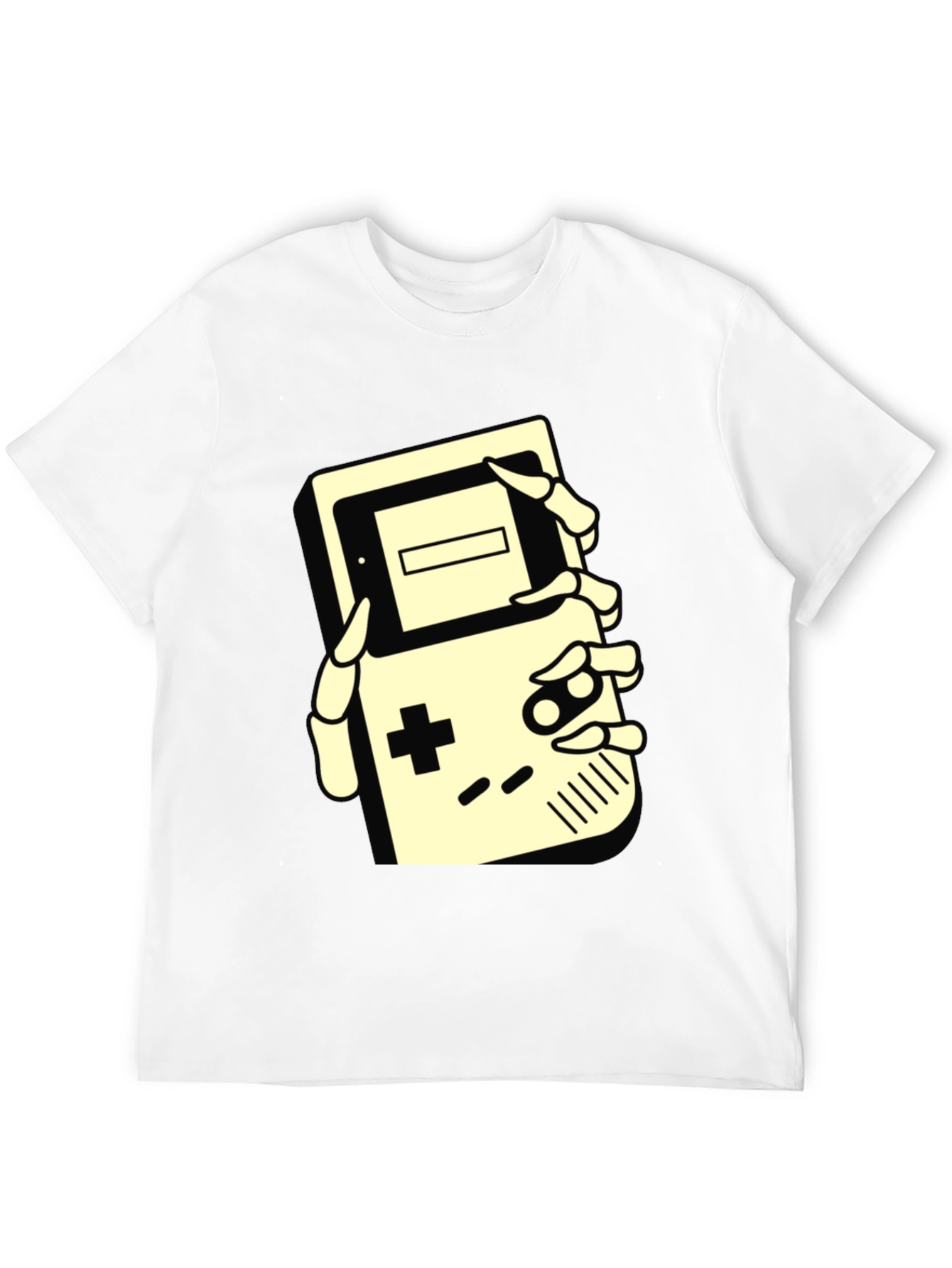 Retro Game Over T-Shirt: Gaming Skeleton Hand