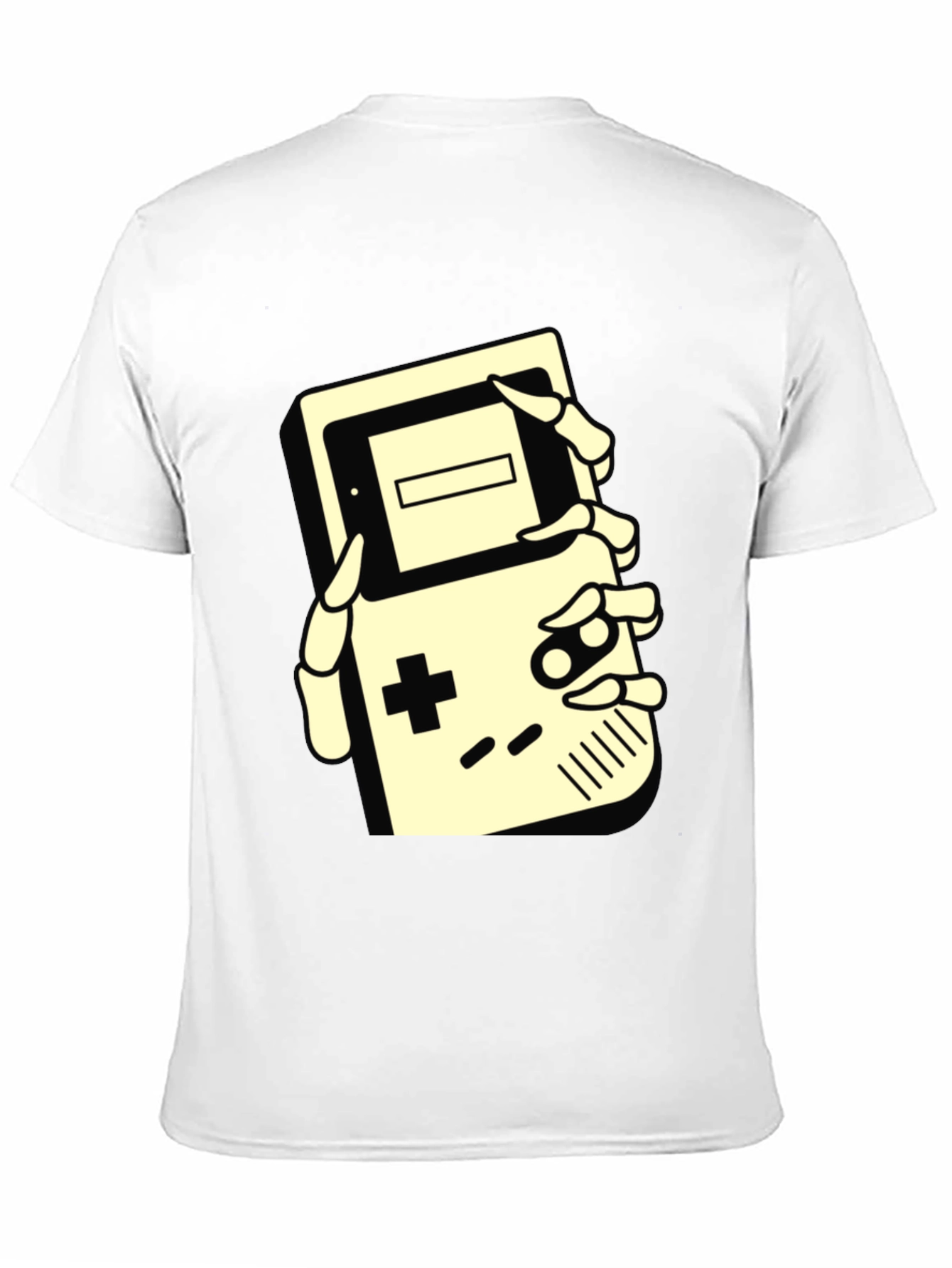Retro Game Over T-Shirt: Gaming Skeleton Hand
