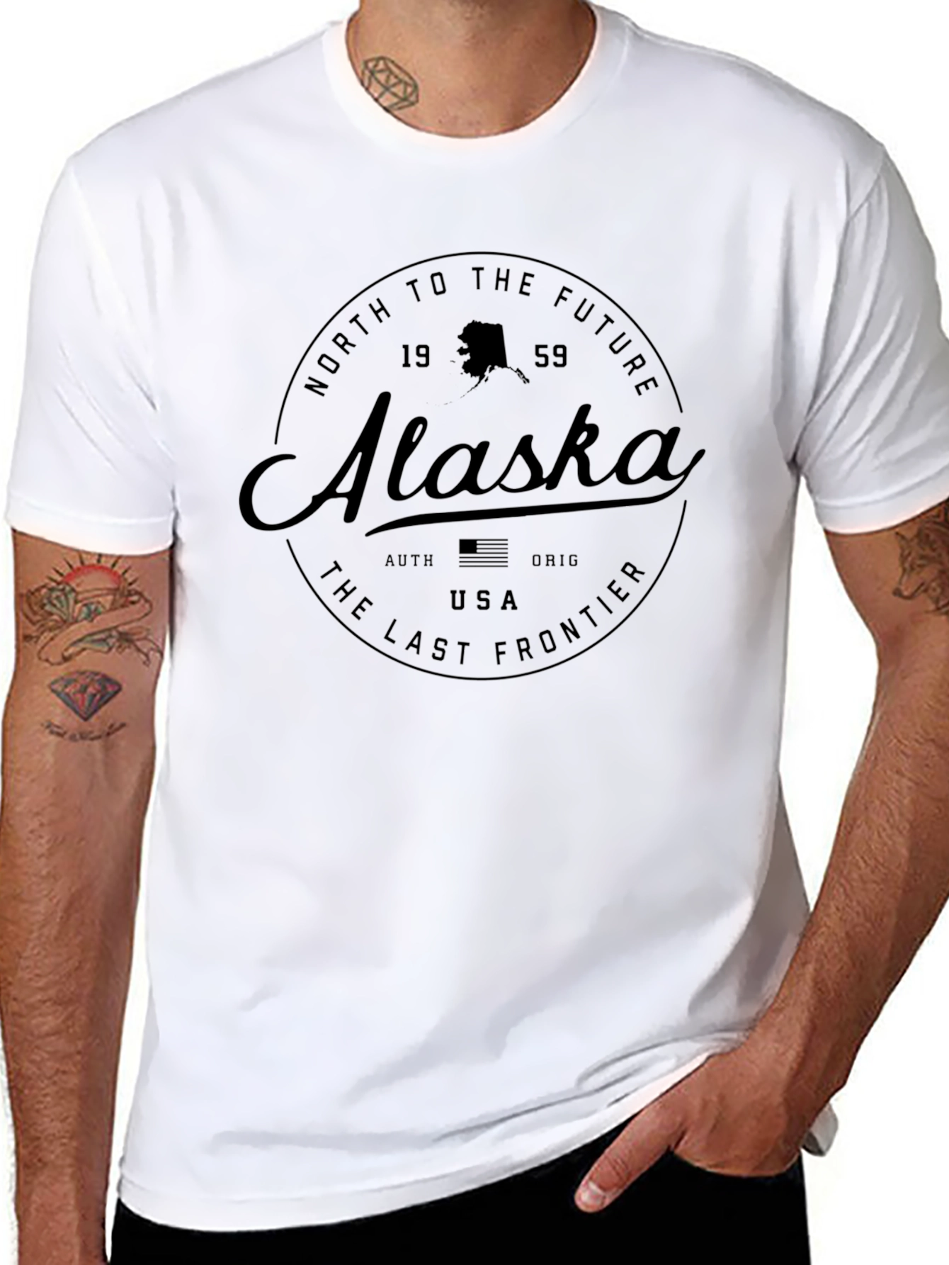 Alaska North To The Future Graphic Tee