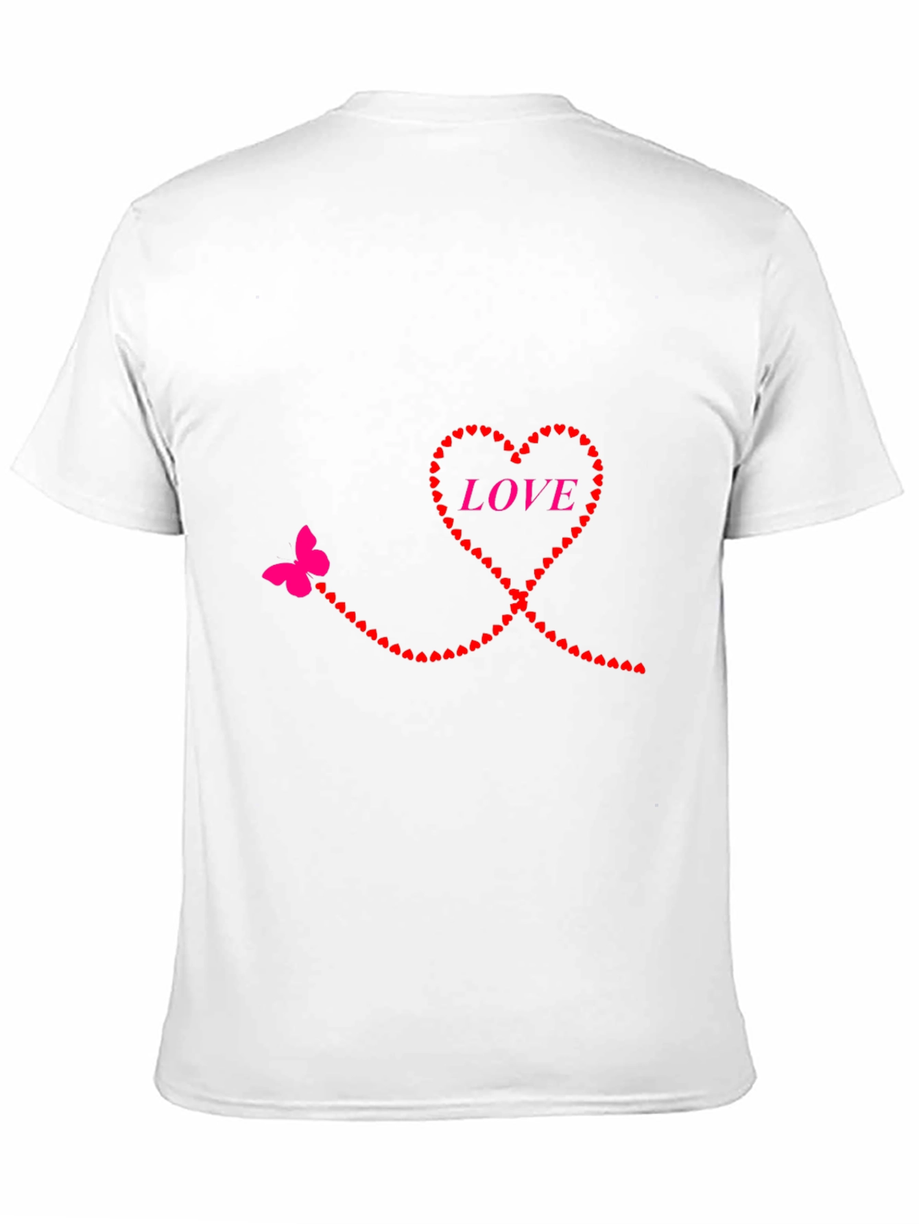 Heart & Butterfly Love Graphic T-Shirt