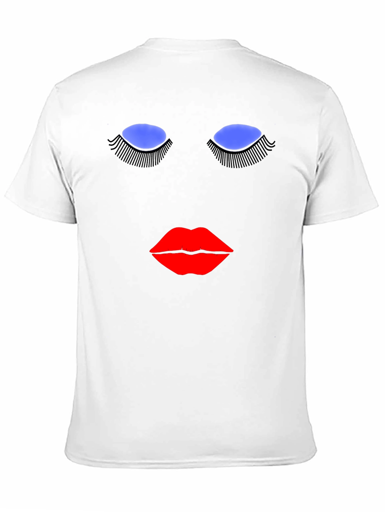 Abstract Face Graphic T-Shirt