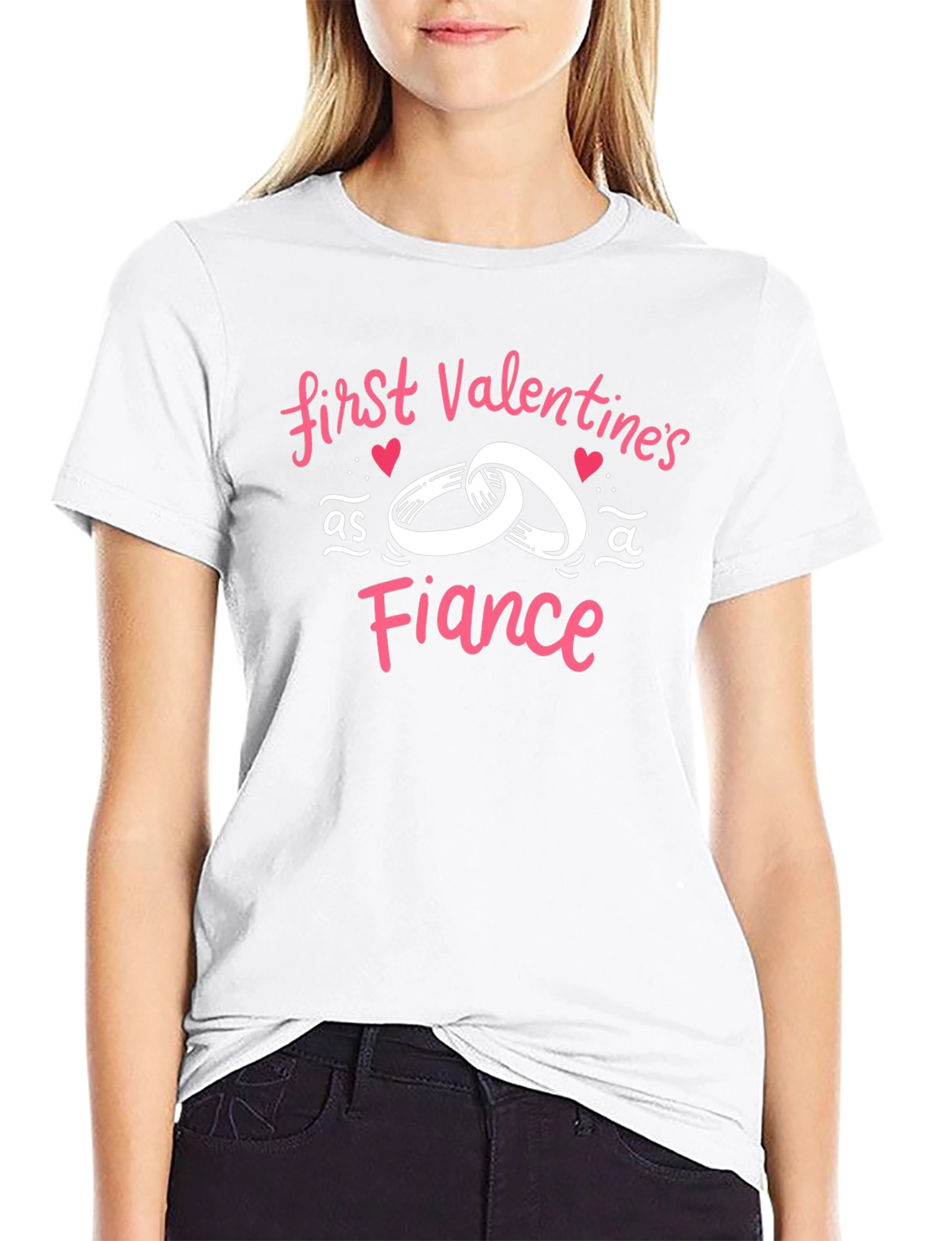 First Valentines Day as a Fiancé T-Shirt