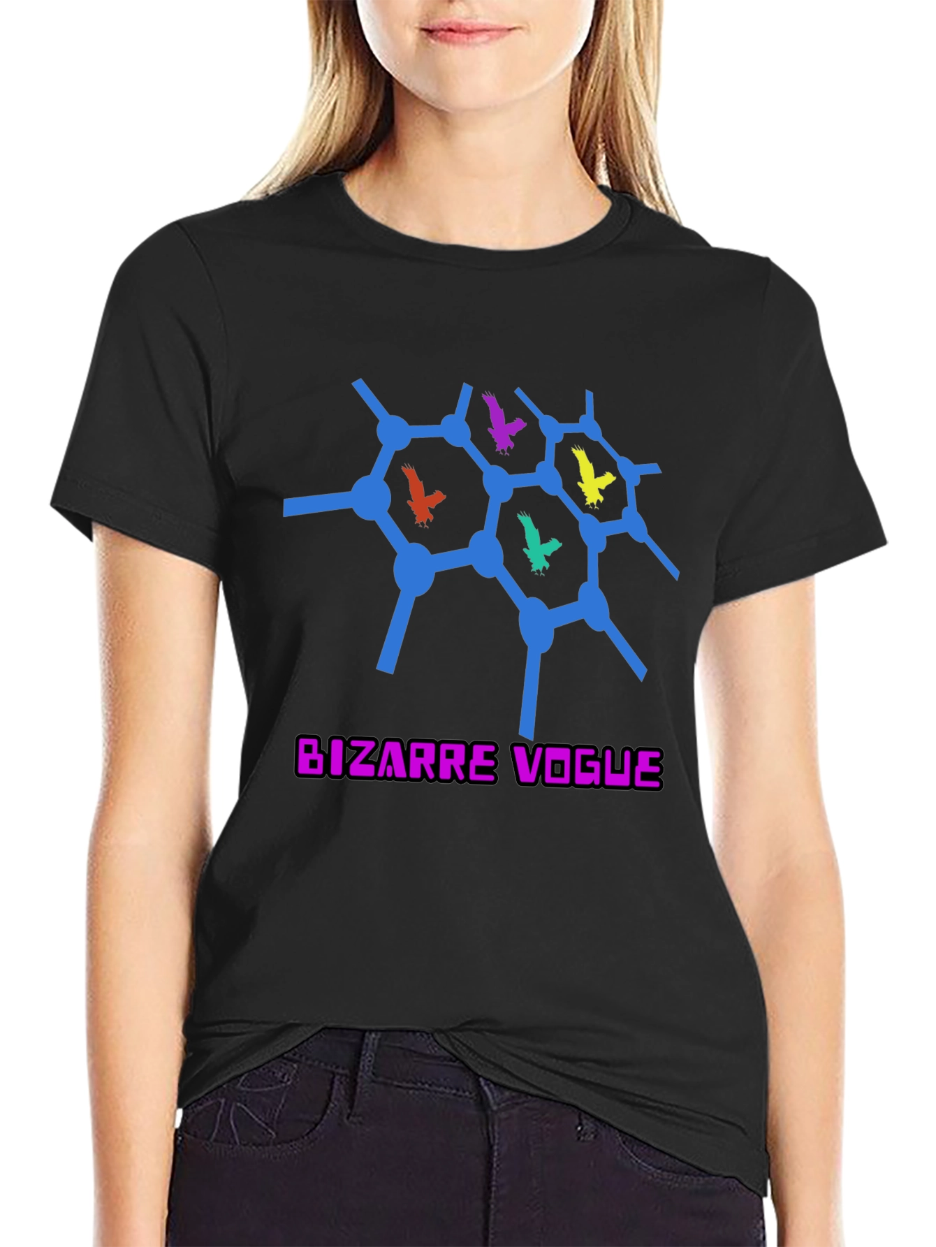 Bizarre Vogue T-Shirt - Modern Graphic Tee