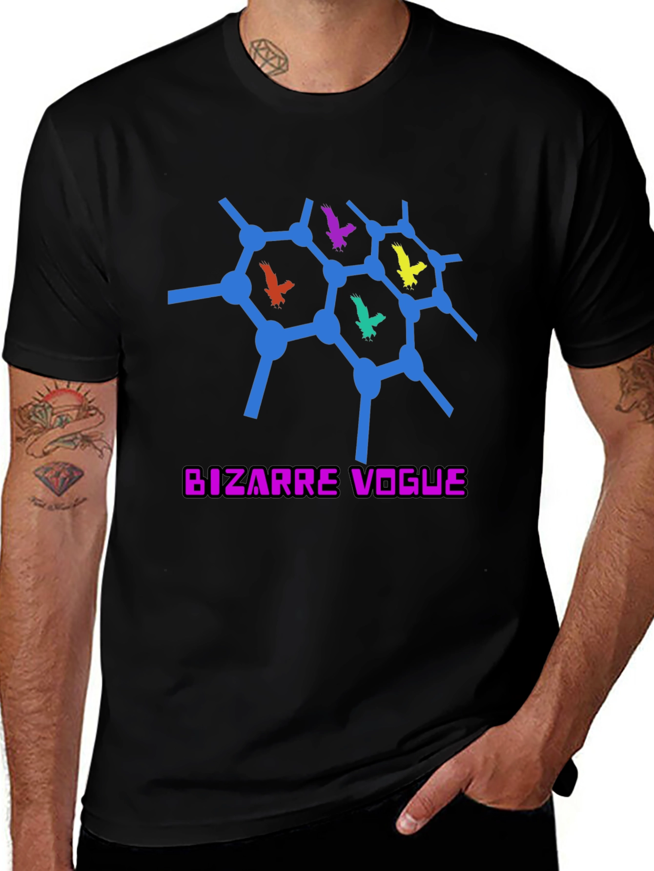 Bizarre Vogue T-Shirt - Modern Graphic Tee