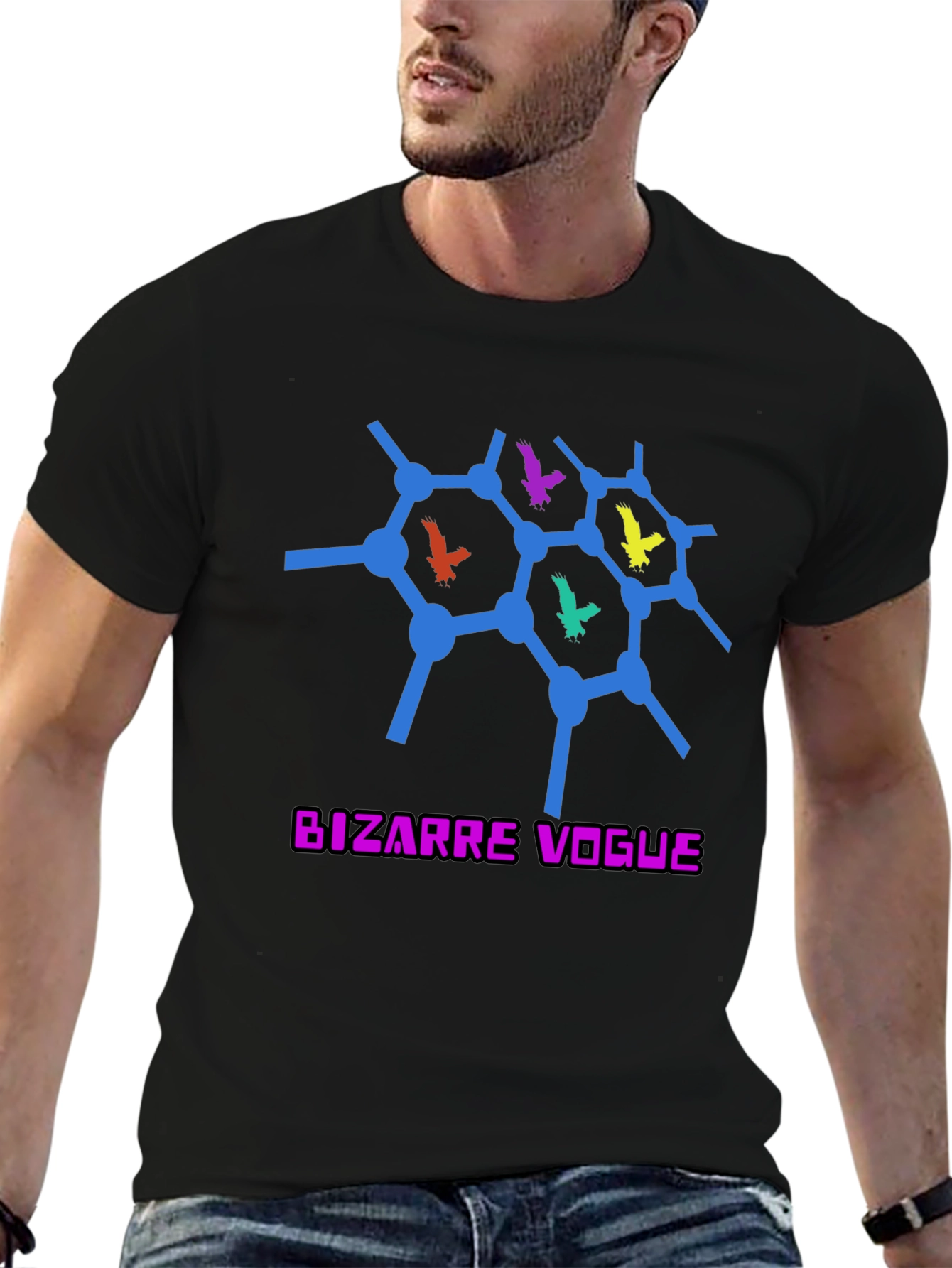 Bizarre Vogue T-Shirt - Modern Graphic Tee
