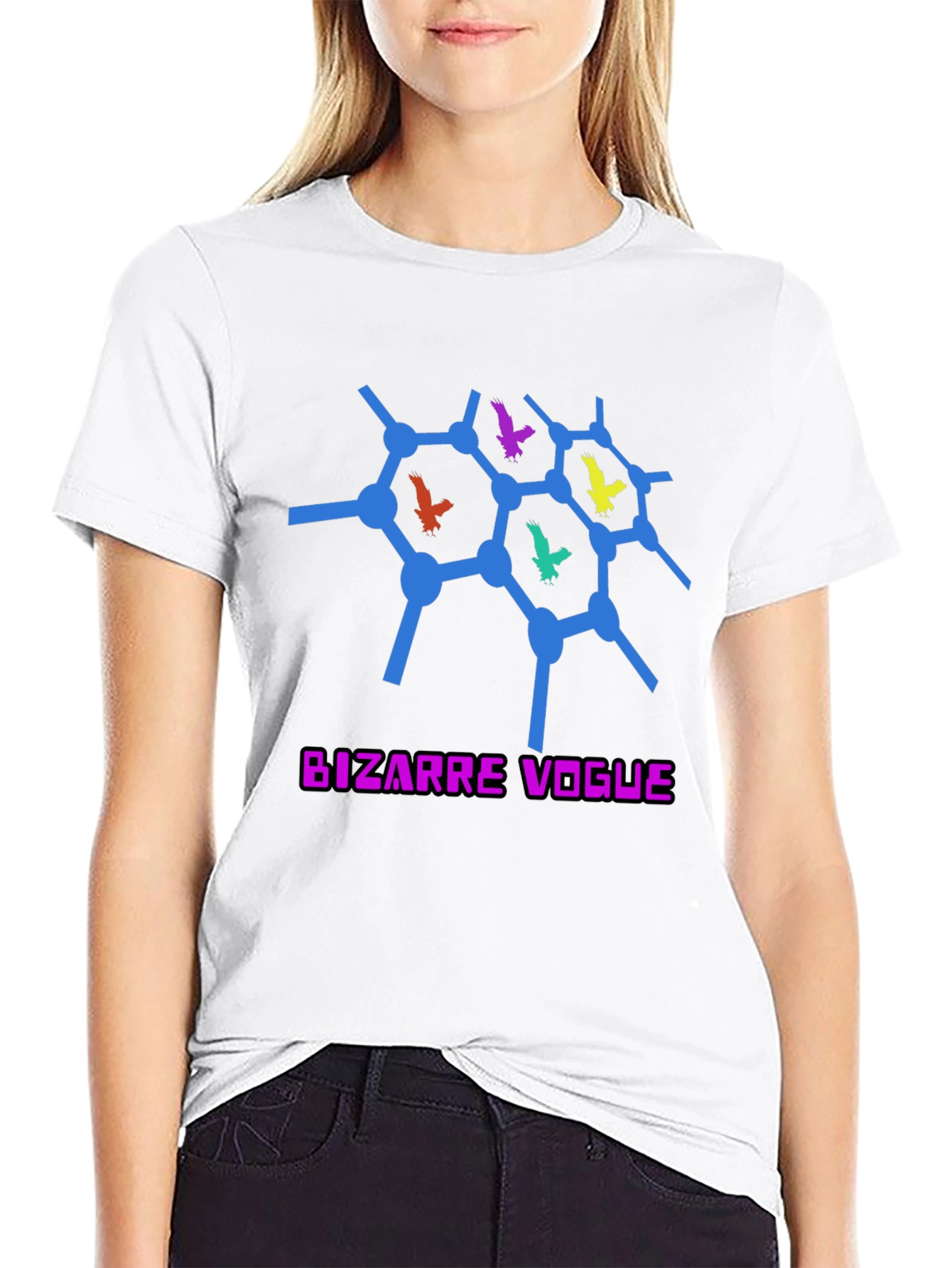 Bizarre Vogue T-Shirt - Modern Graphic Tee