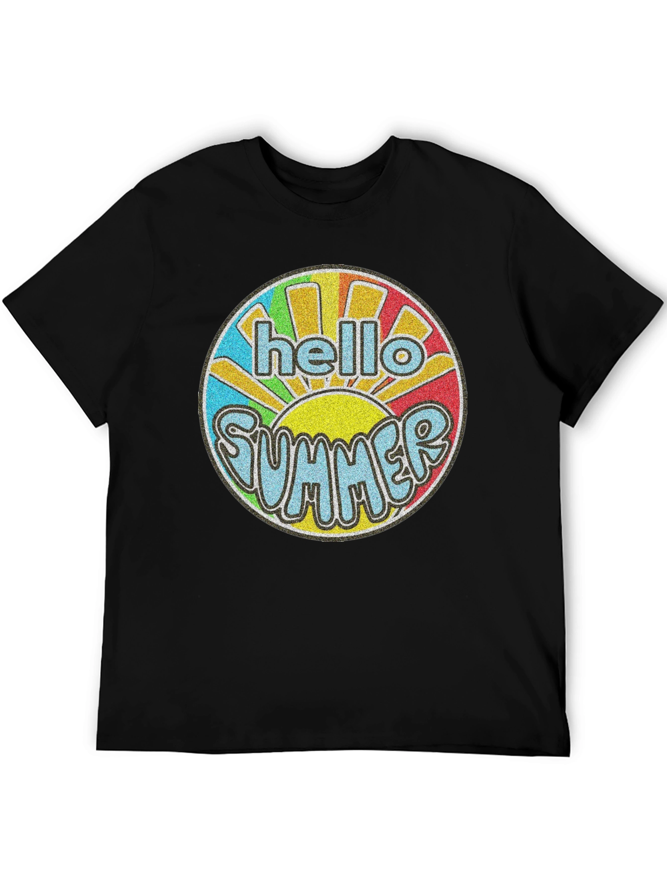 Hello Summer Retro Graphic T-Shirt